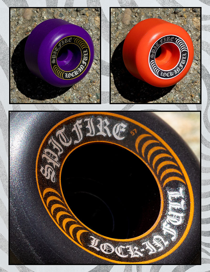 Spitfire Wheels - F4 99A Lock-Ins Full Shape Black 57mm