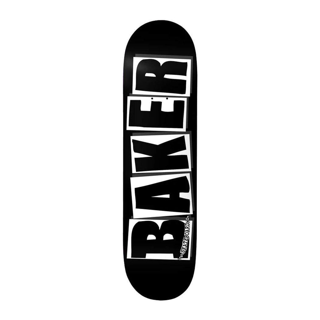 Baker Skateboards - Brand Logo Black / White - 8.475”