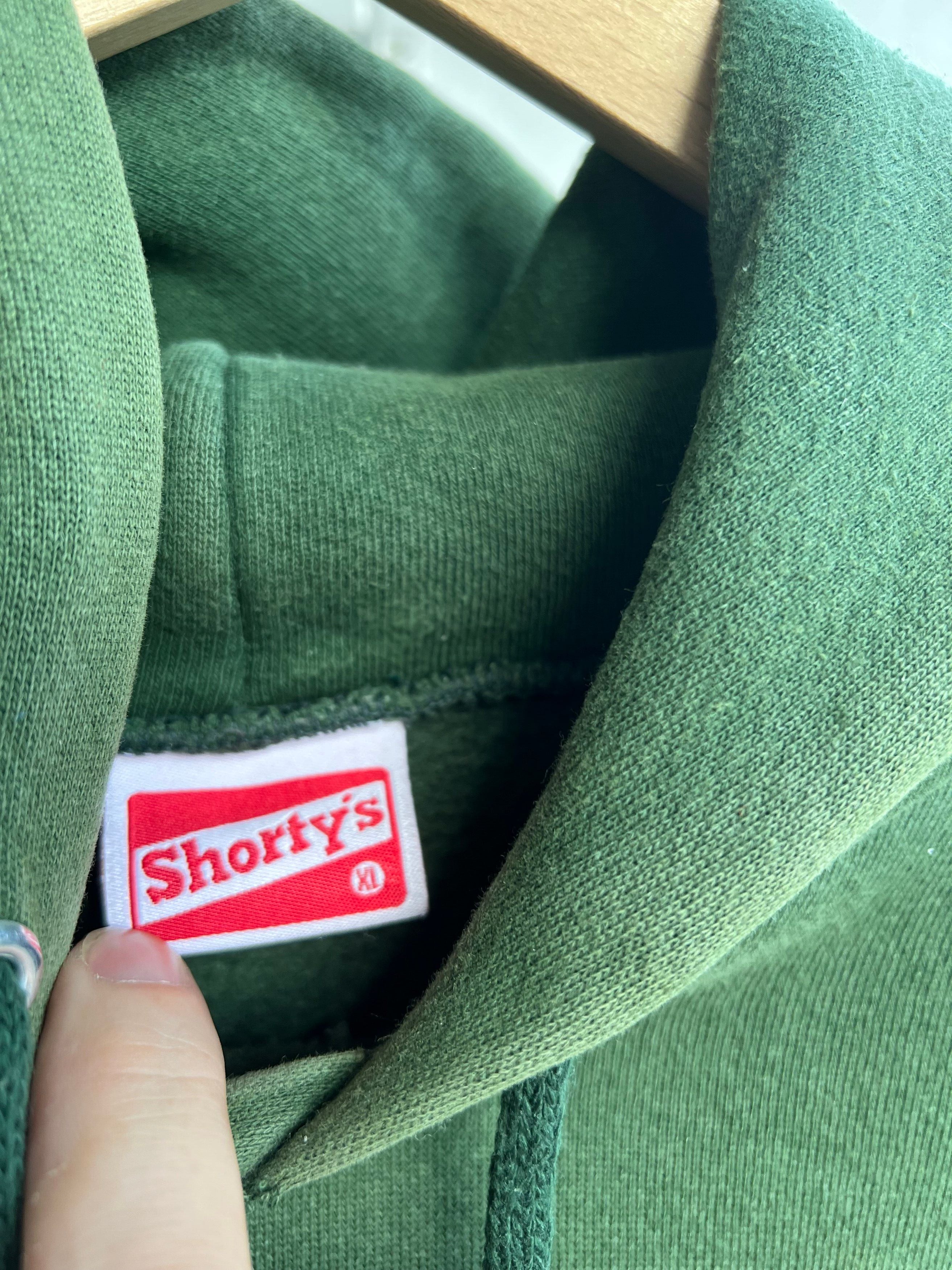 Shorty's - pullover hoodie green XL/XXL (Mid 1990s)