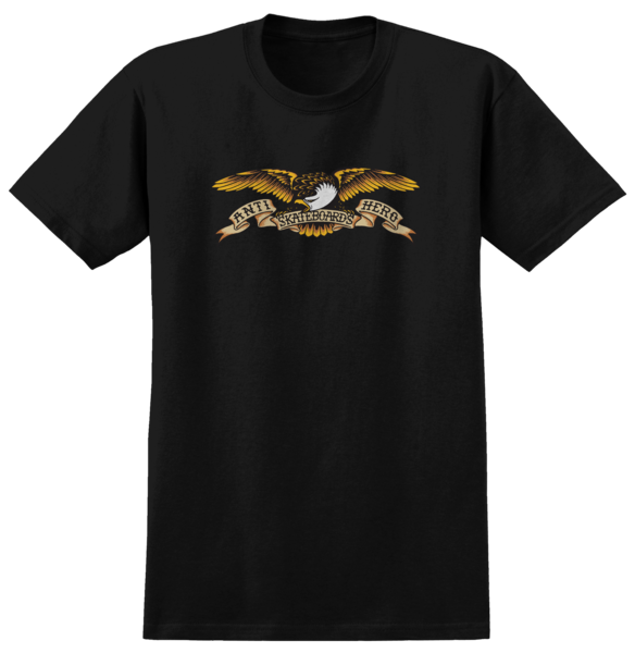 Antihero Skateboards - Eagle Tee Black/White