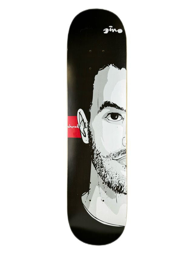 Chocolate Skateboards - Gino Iannucci "Split Portrait" Evan Hecox 7.5" (2004)