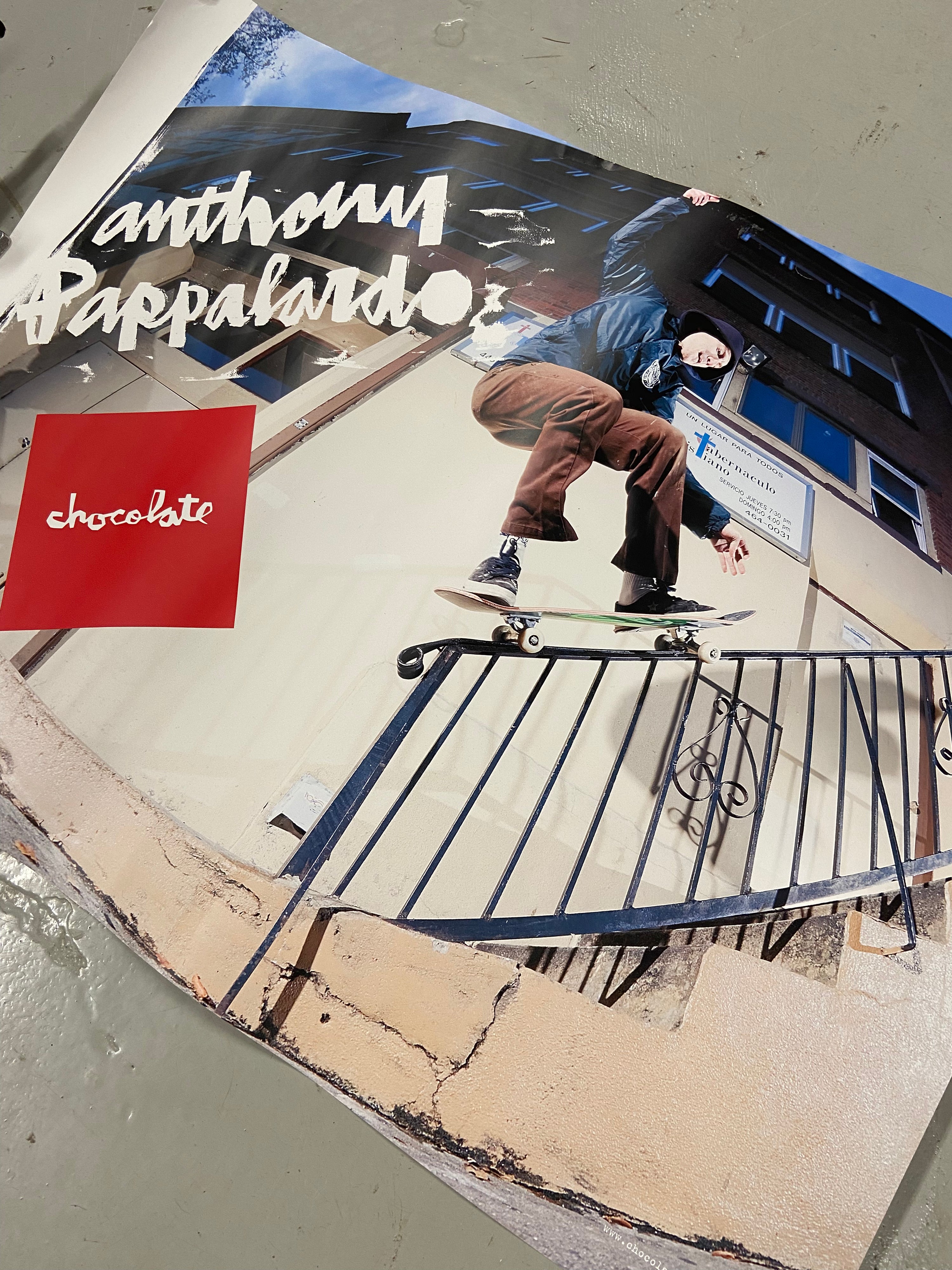 Chocolate Skateboards - Anthony Pappalardo Poster 61 cm x 45,5 cm (2008ish)