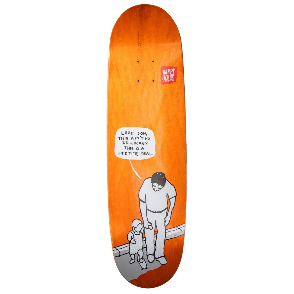 Happy Hour Skateboards - Father & Son 8.75" Football Shape