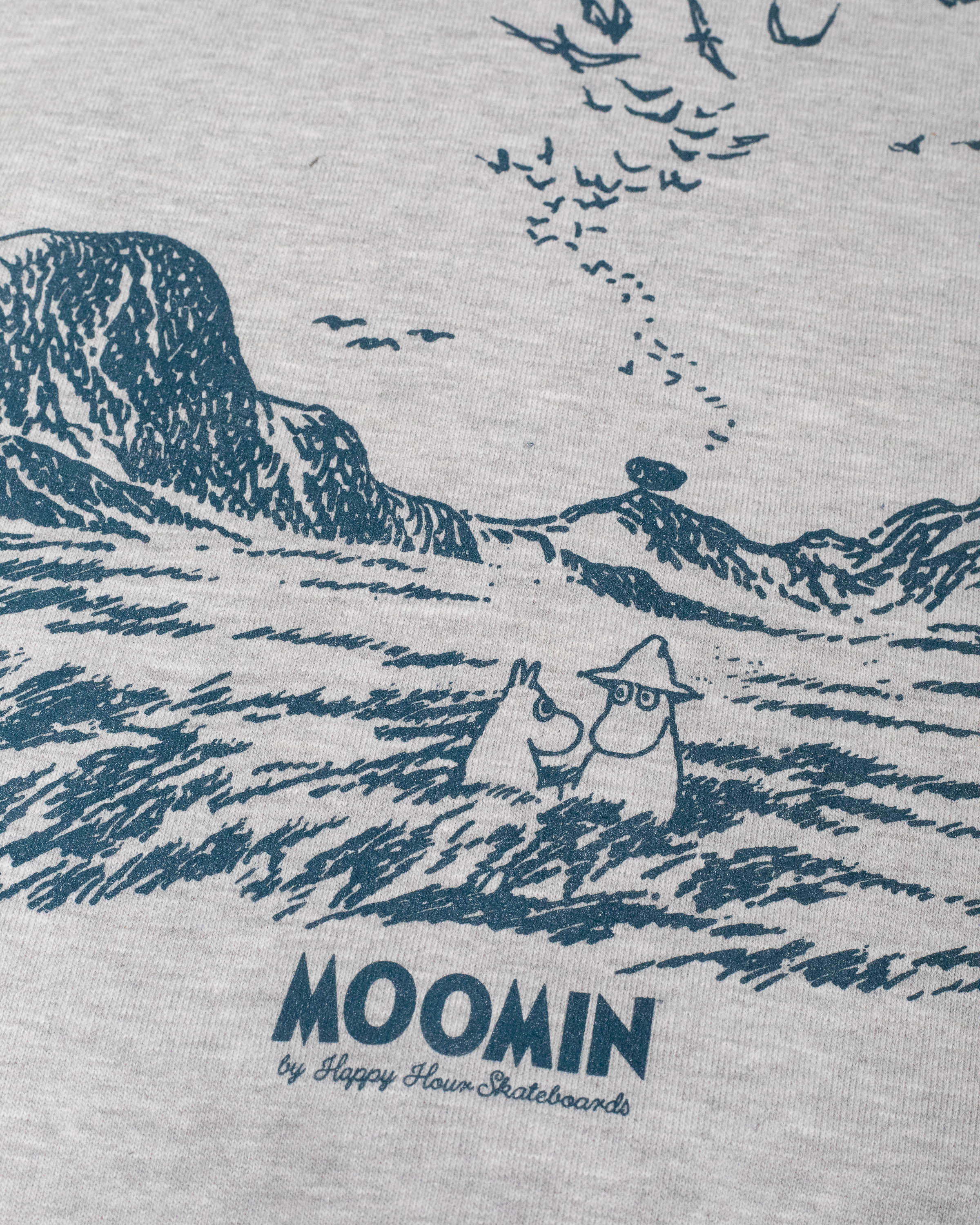 Happy Hour Skateboards x Moomin - Funny How Hoodie Grey