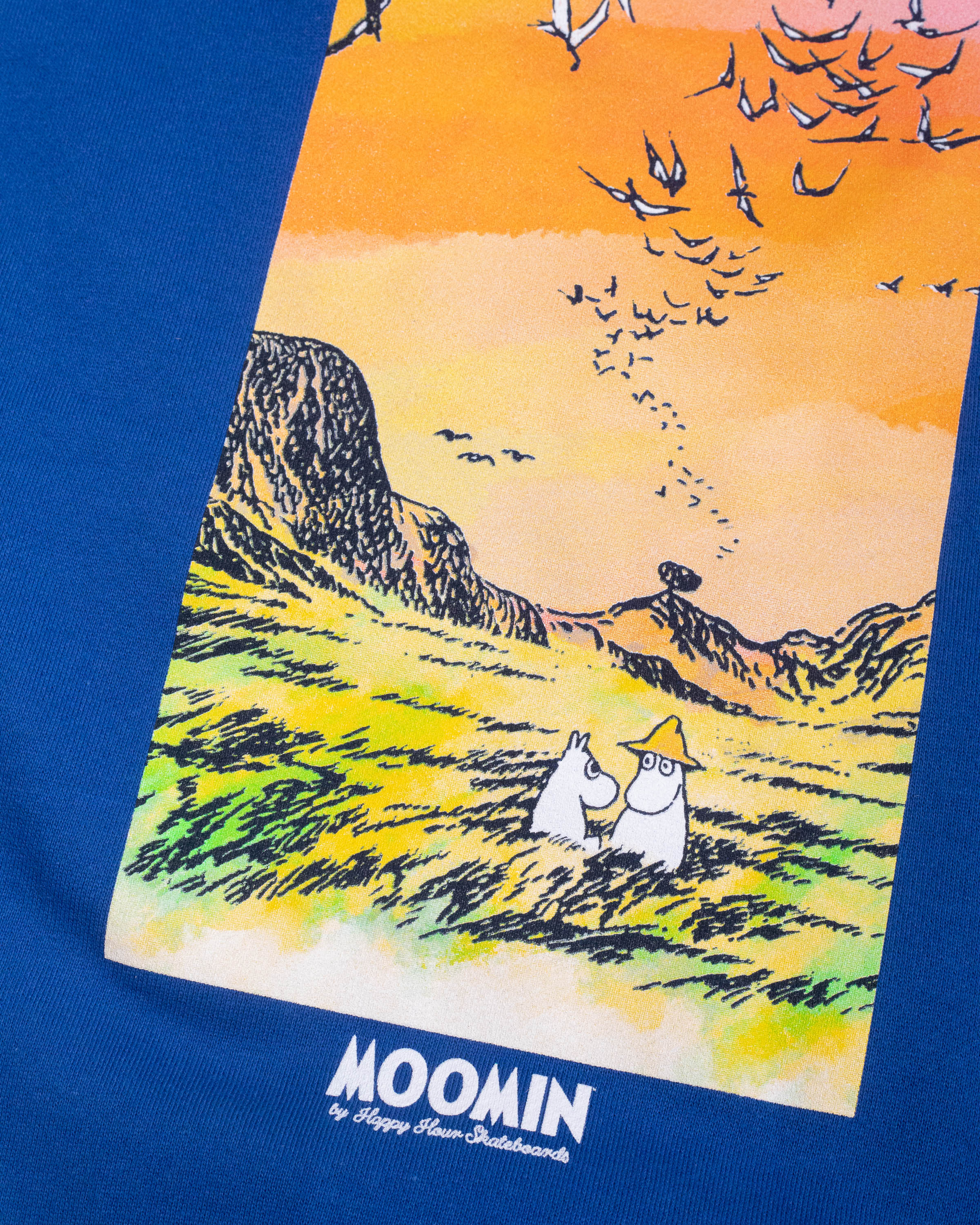 Happy Hour Skateboards x Moomin - Funny How Hoodie Blue