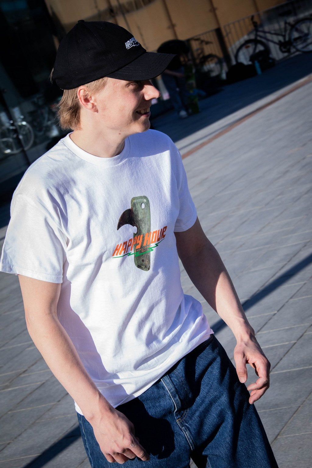 Happy Hour Skateboards - The Opener T-Shirt White