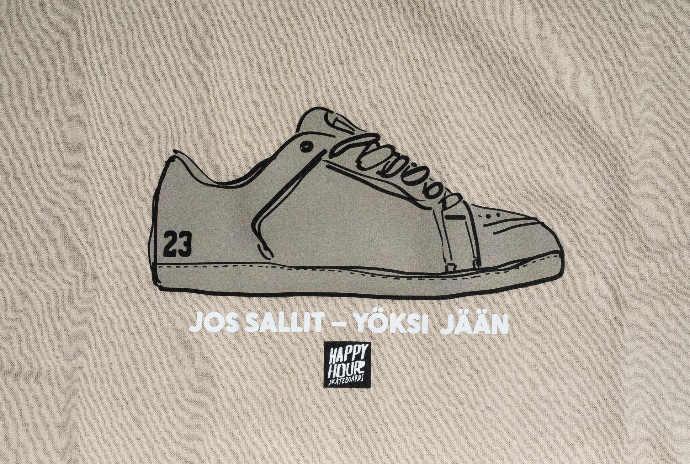 Happy Hour Skateboards - Jos Sallit T-Shirt Sand