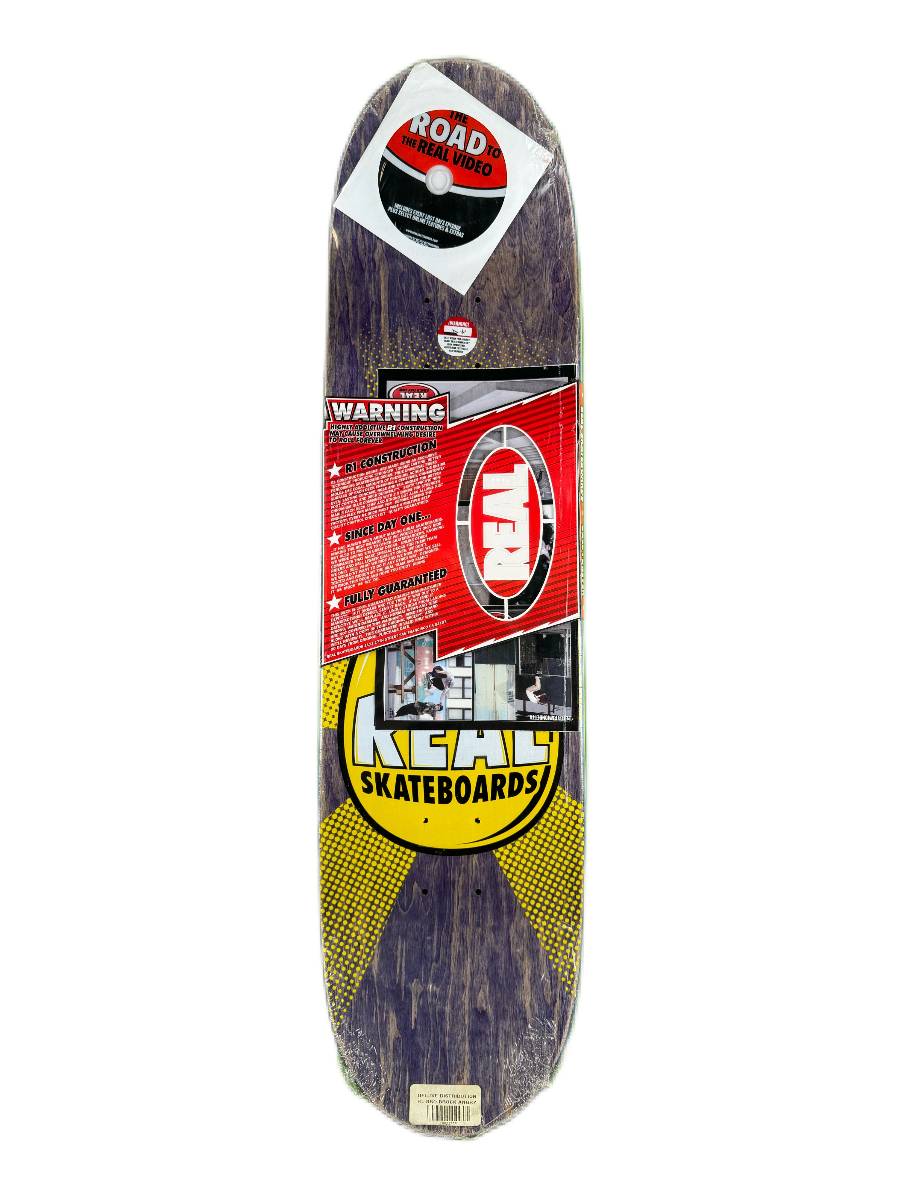 Real Skateboards - Justin Brock "Angry Brock" 8.25" (2011)