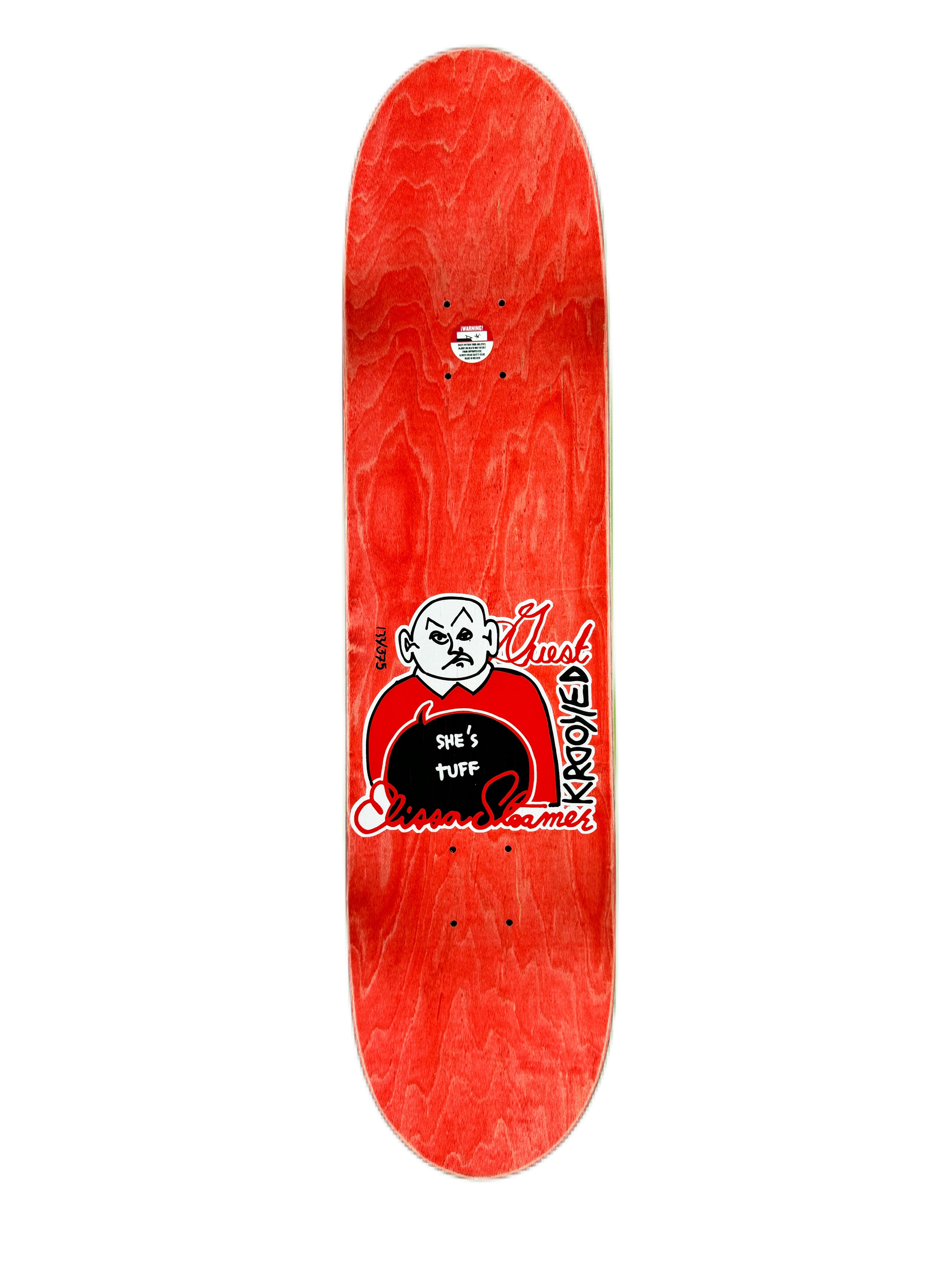 Krooked Skateboards - Elissa Steamer guest pro model 8.0" (2010)