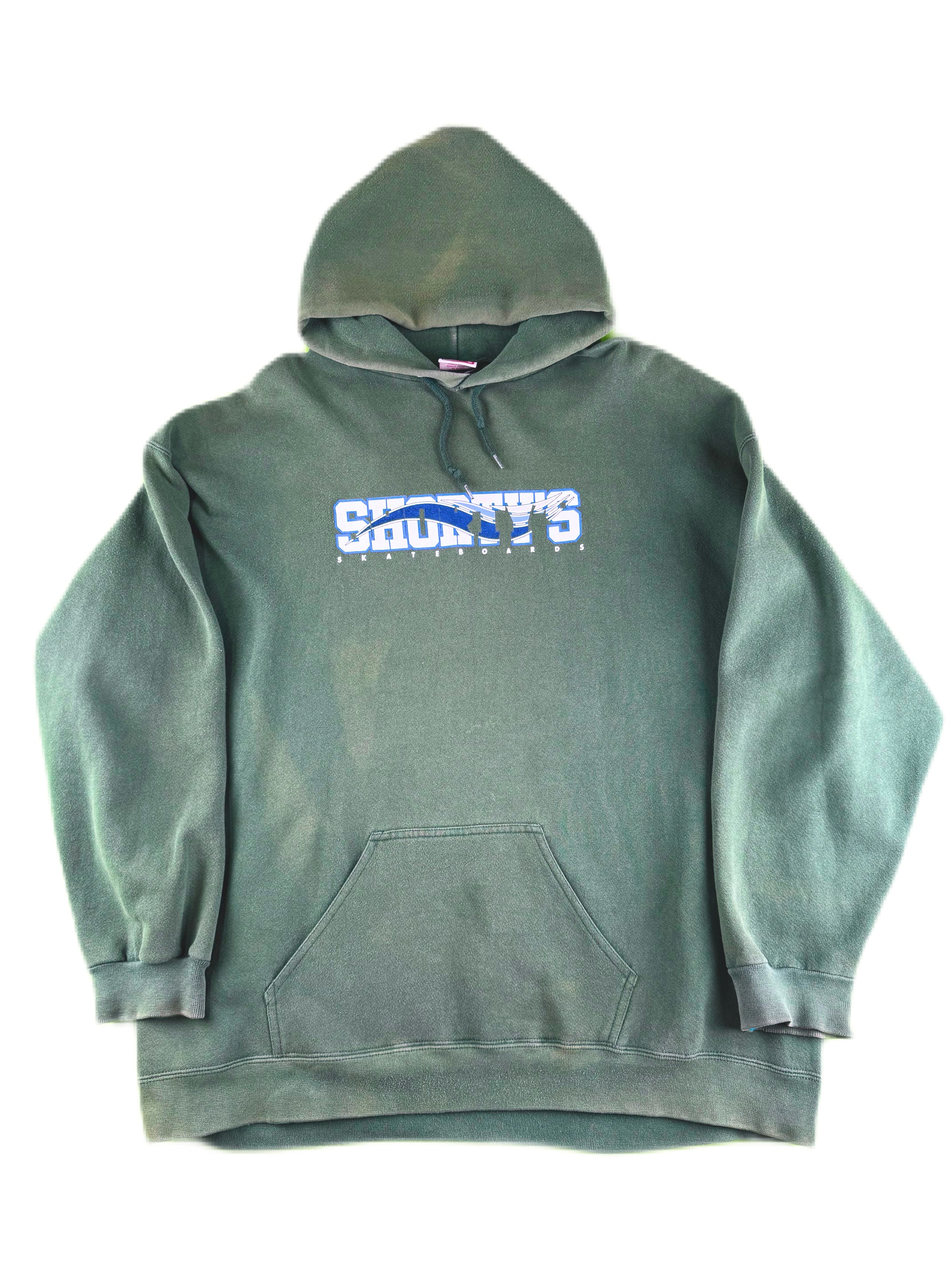 Shorty's - pullover hoodie green XL/XXL (Mid 1990s)