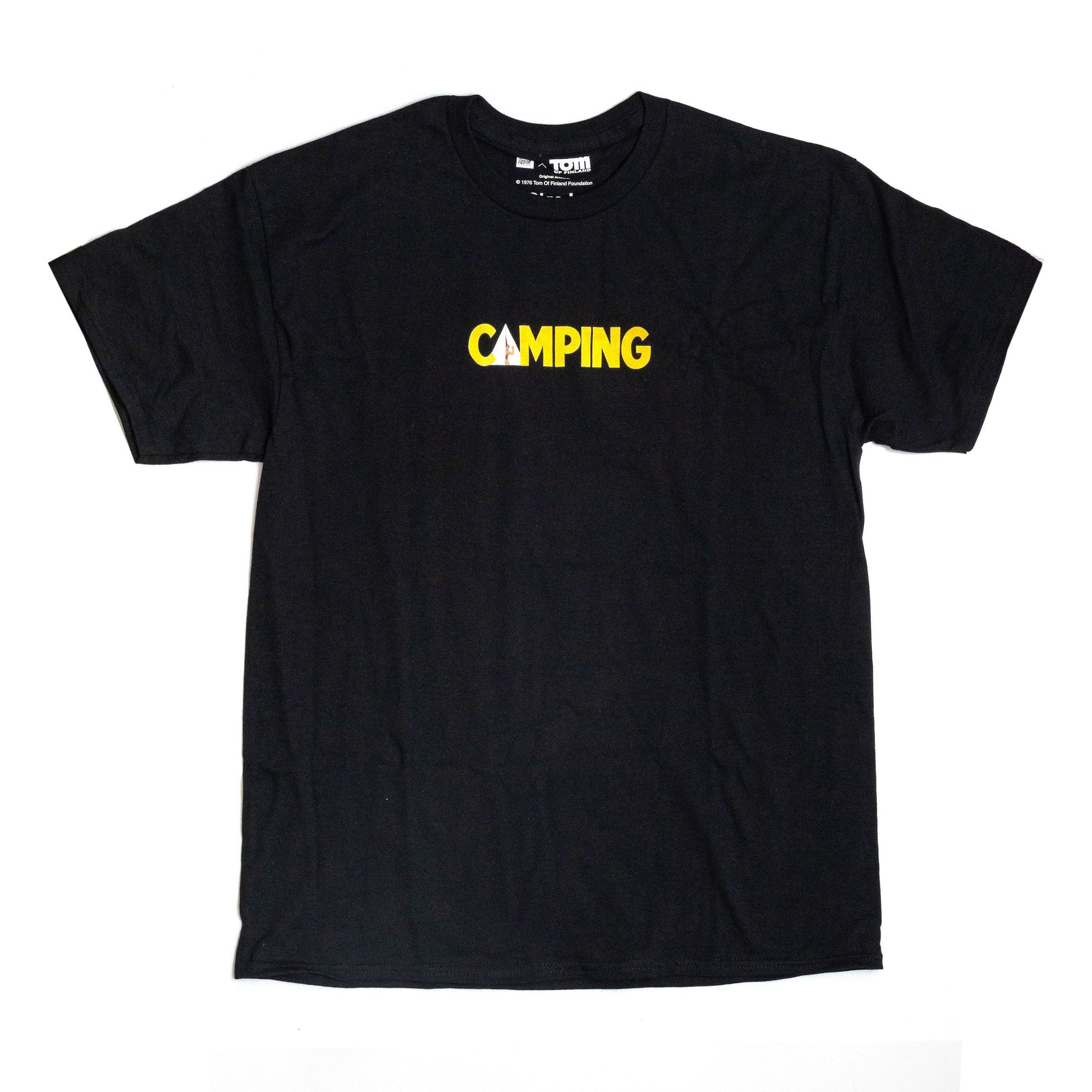 Happy Hour Skateboards x Tom of Finland - Camping T-Shirt Black