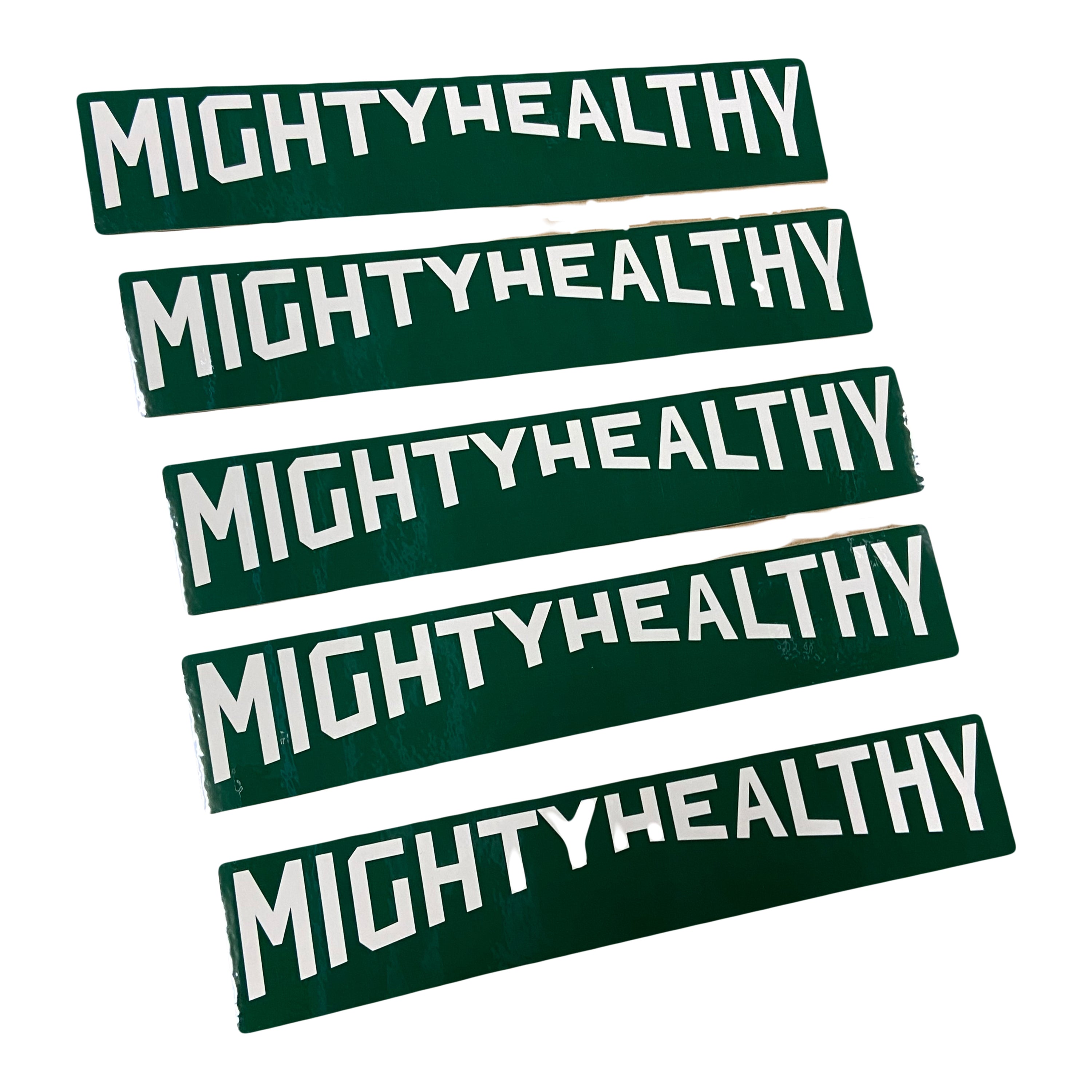 Mighty Healthy - Logo Stickers - 5 pack (2010)