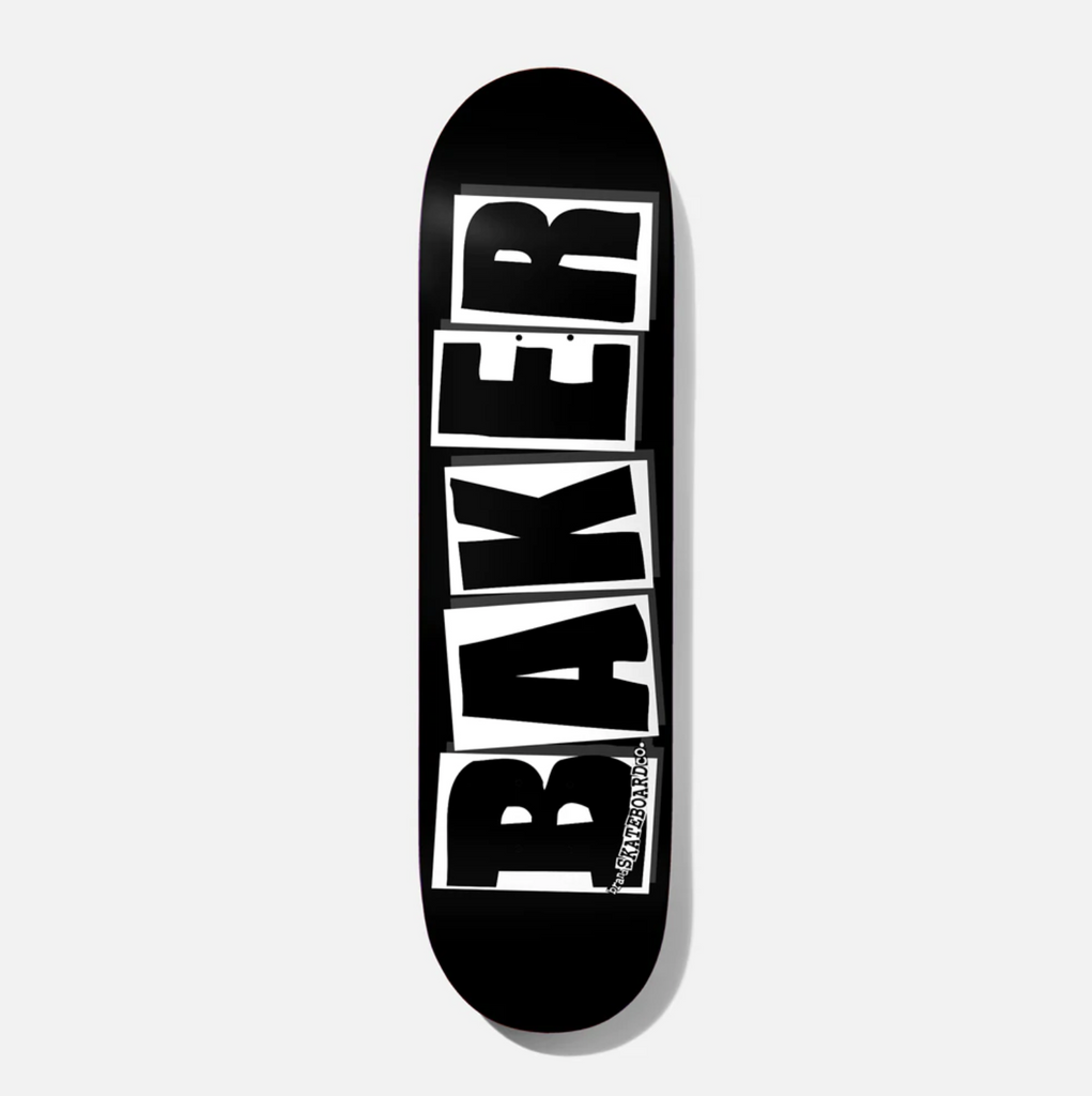 Baker Skateboards - Brand Logo Black/White - 8.0”