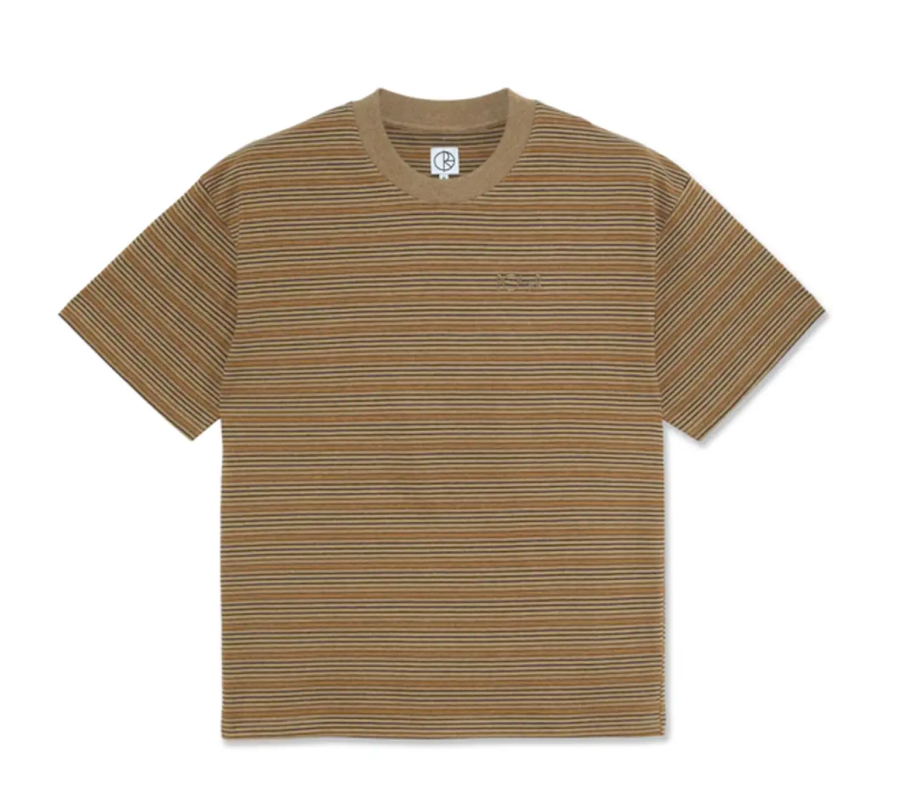 Polar Skate Co. - Stripe Surf Tee - Camel