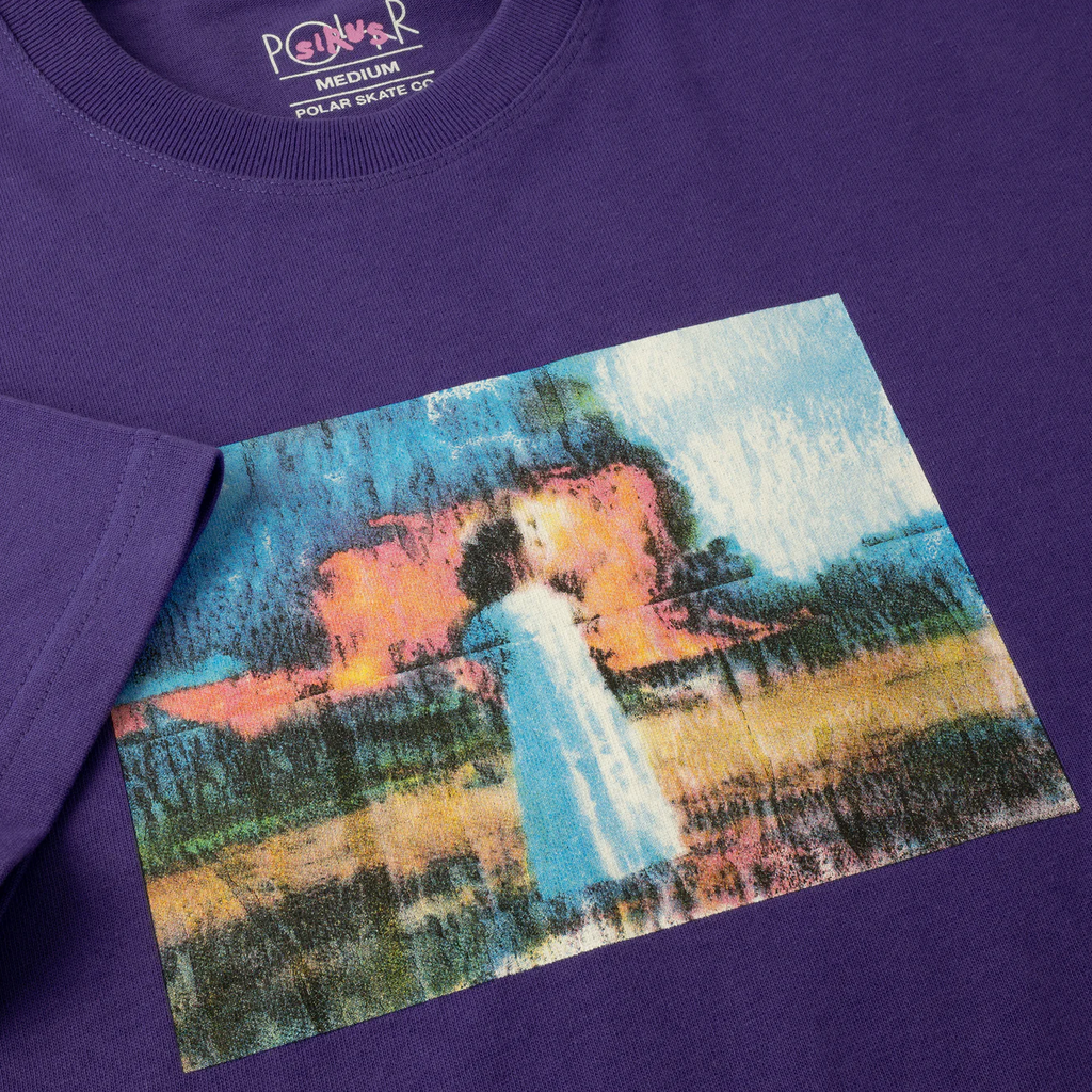 Polar Skate Co. - Burning World Tee - Purple