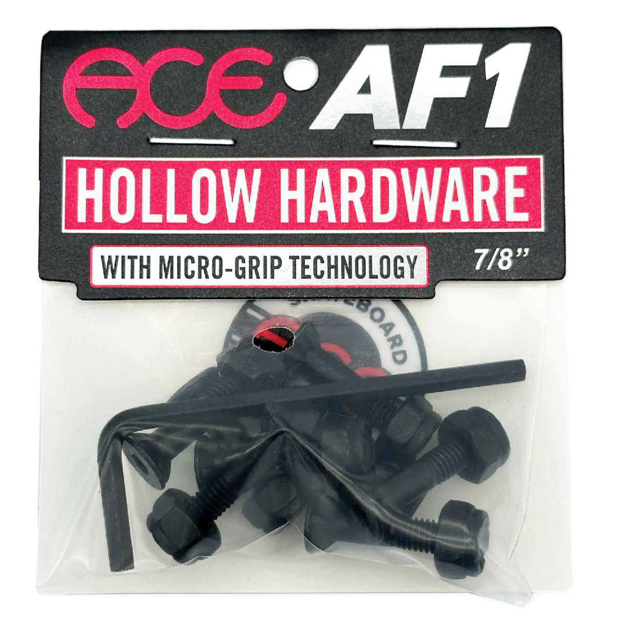 Ace Trucks - AF1 Hollow Bolts w/ Grippers Allen 7/8"