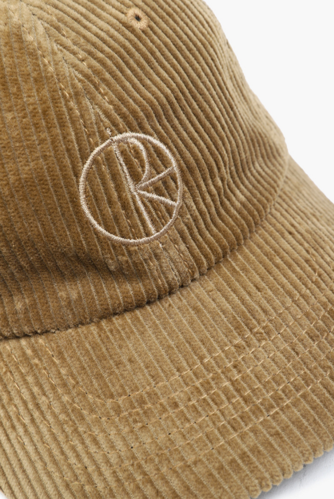 Polar Skate Co. - Cord Stroke Logo Cap Brass (Large)