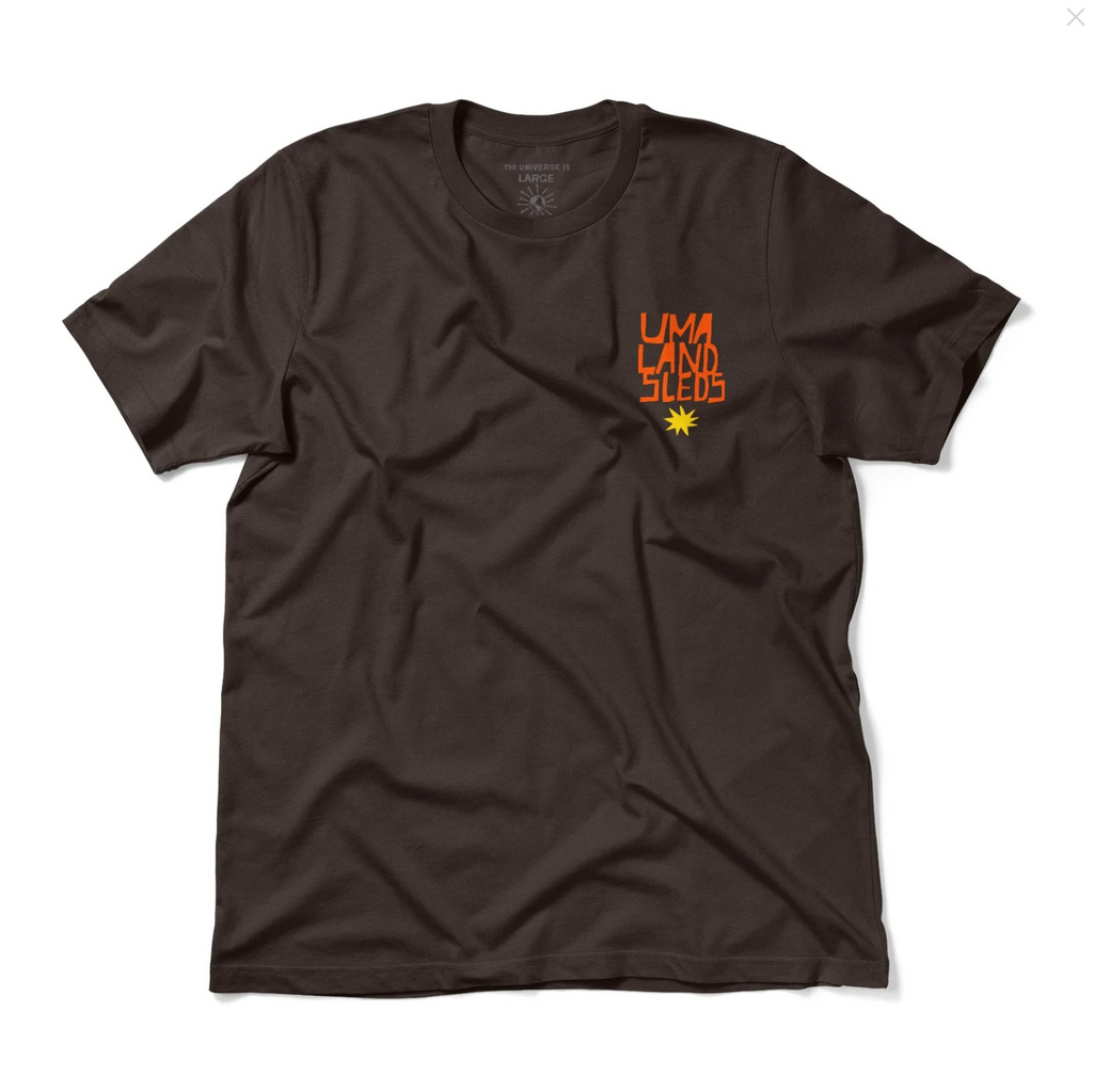 Uma - Stacked Tee - Chocolate Brown