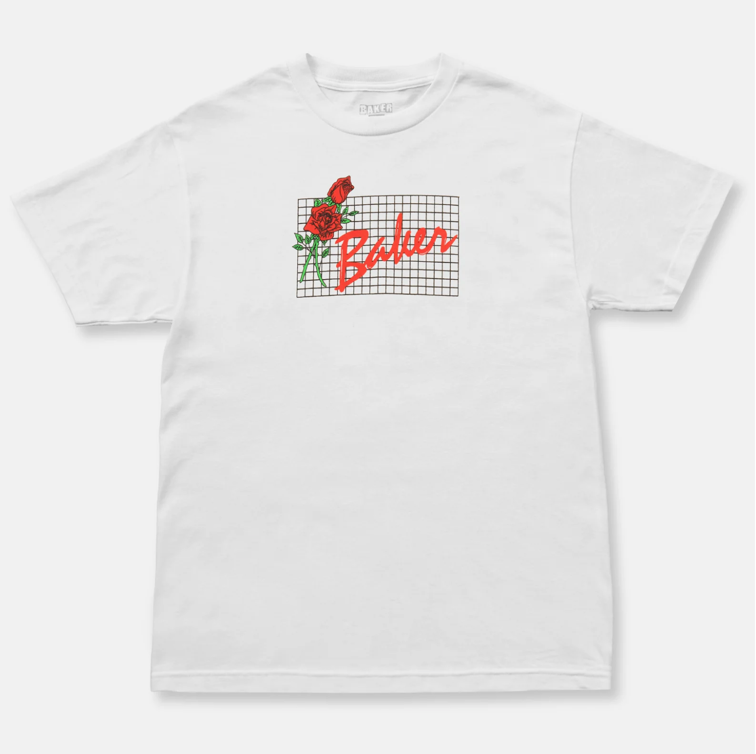 Baker Skateboards - Roses Tee - White