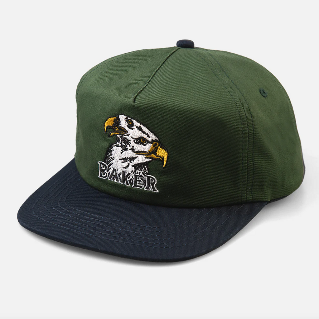 Baker Skateboards - Eagle Eyes Snapback - Green/Blue