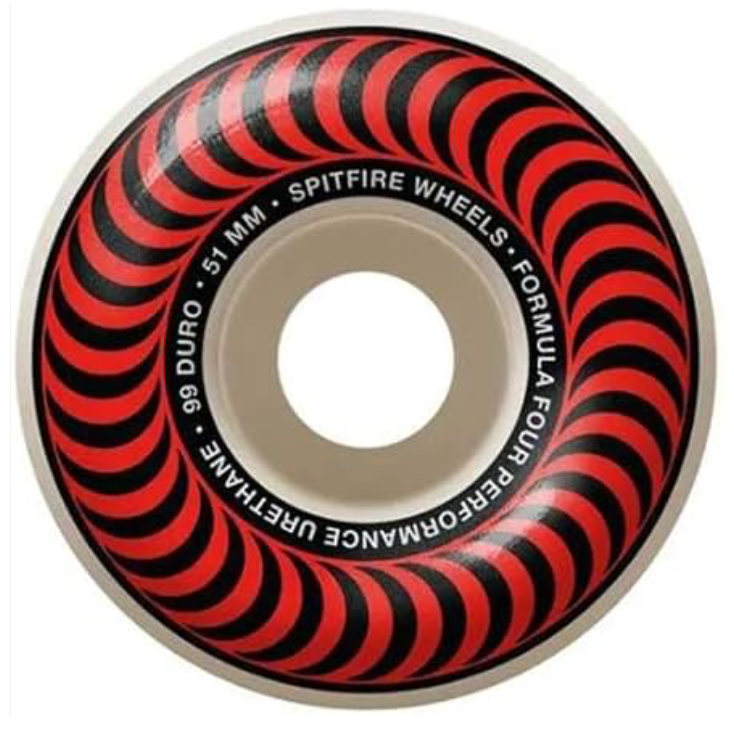 Spitfire Wheels - F4 99A Classic Shape (Various Sizes)