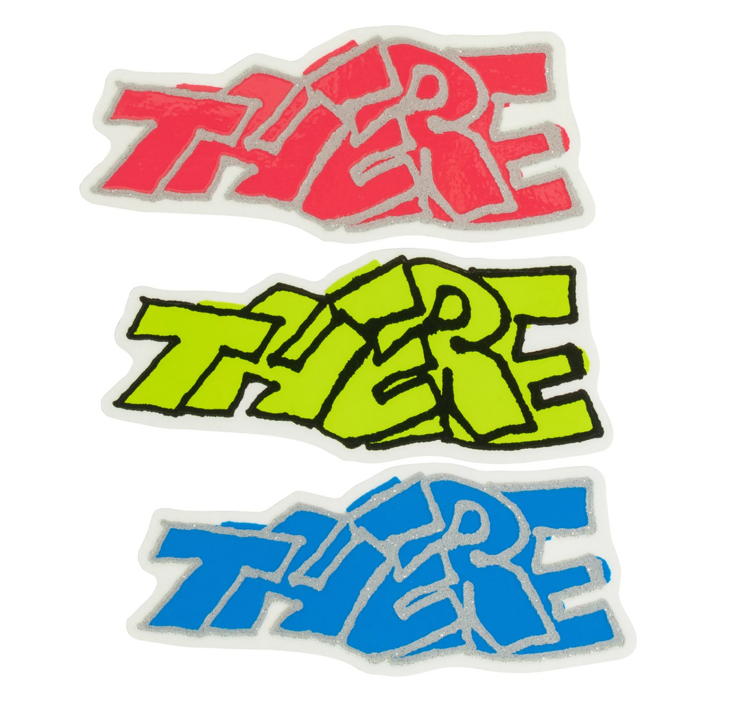 There Skateboards - Block Sticker Medium