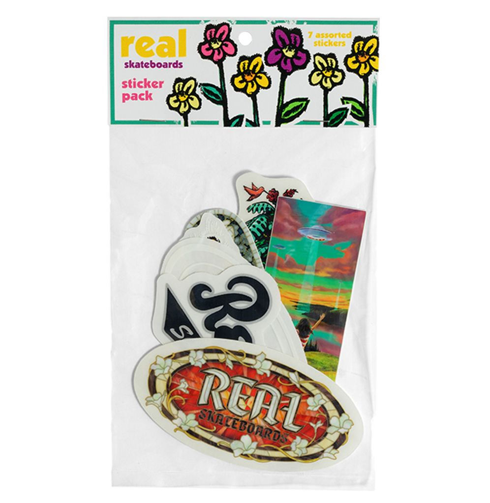 Real Skateboards - Assorted Sticker 7-Pack