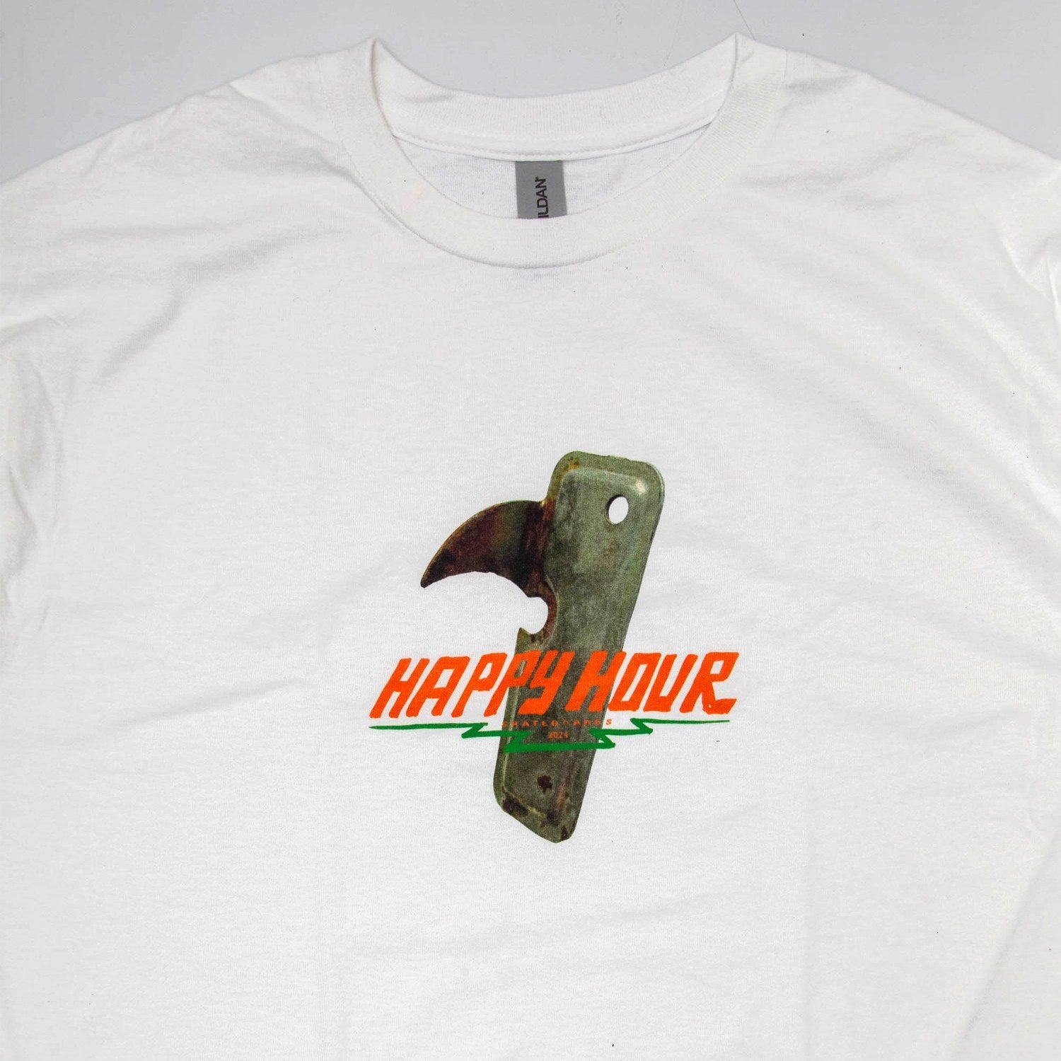 Happy Hour Skateboards - The Opener T-Shirt White