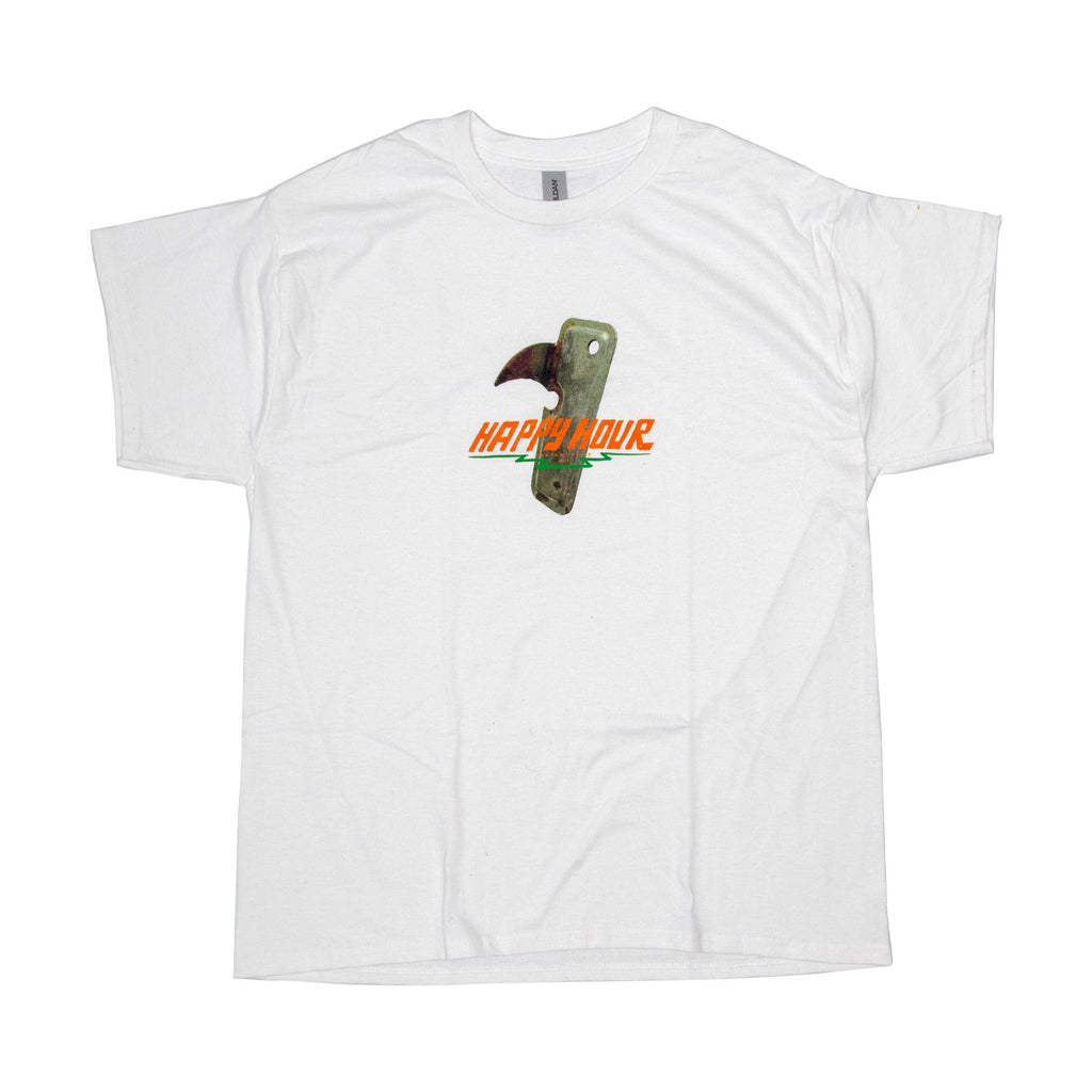 Happy Hour Skateboards - The Opener T-Shirt White