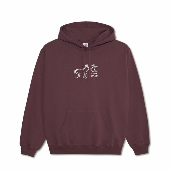 Polar Skate Co. - Beautiful Horses Dave Hoodie - Plum