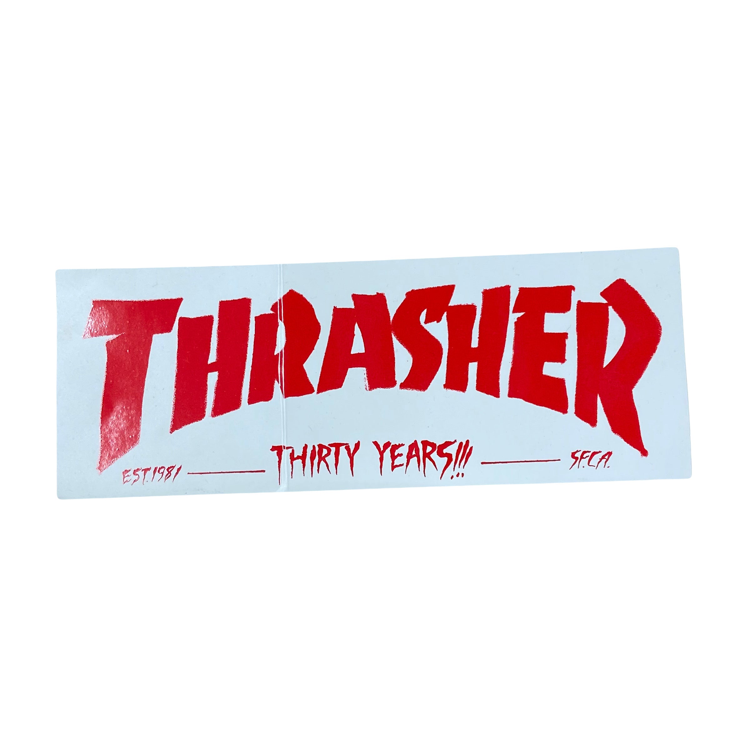 Thrasher Magazine - 30 Years Sticker by Neckface (2011)