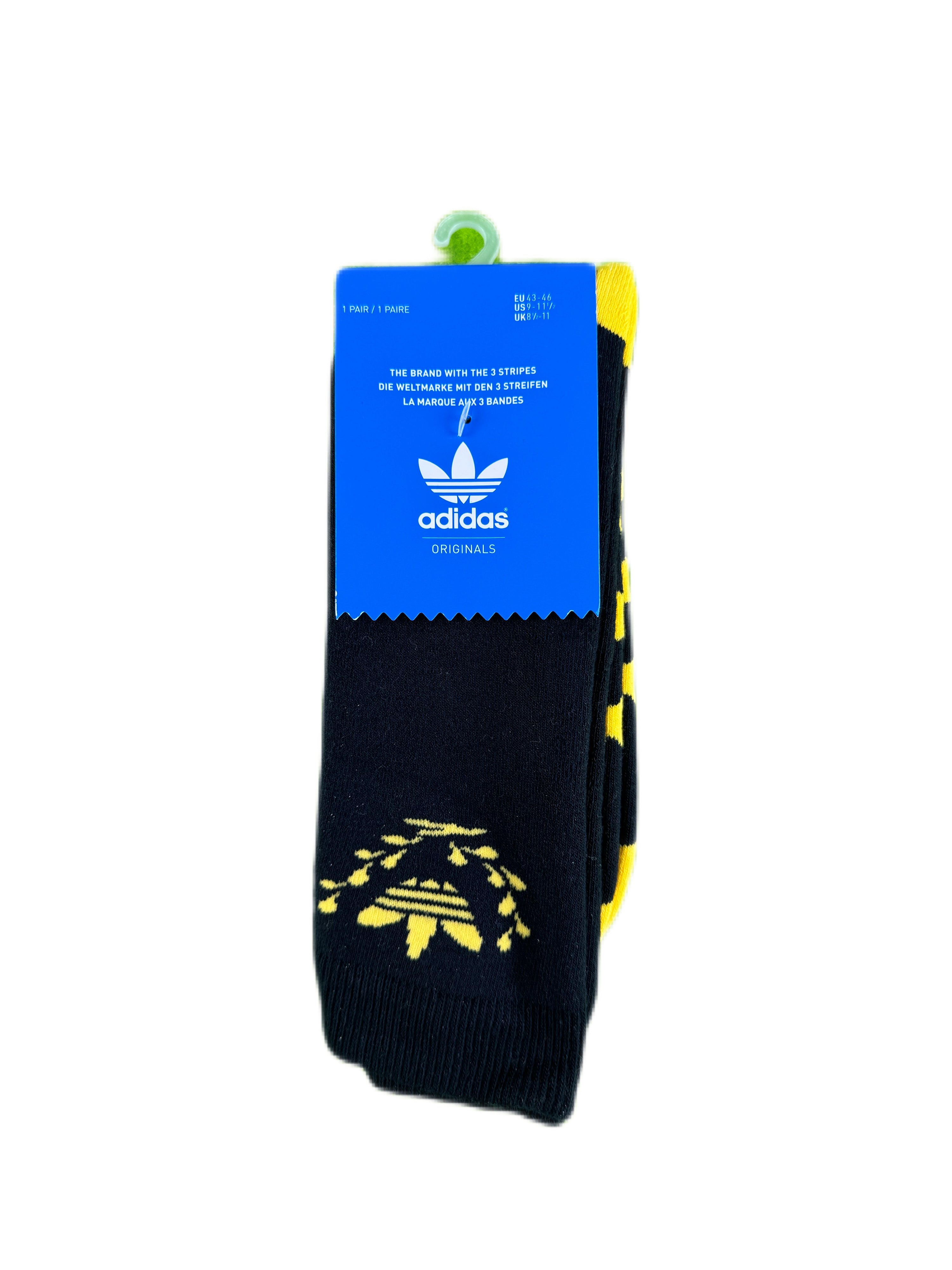 adidas Skateboarding - Mark Gonzales "Gonz Shmoo Socks" Black / Yellow (2009)