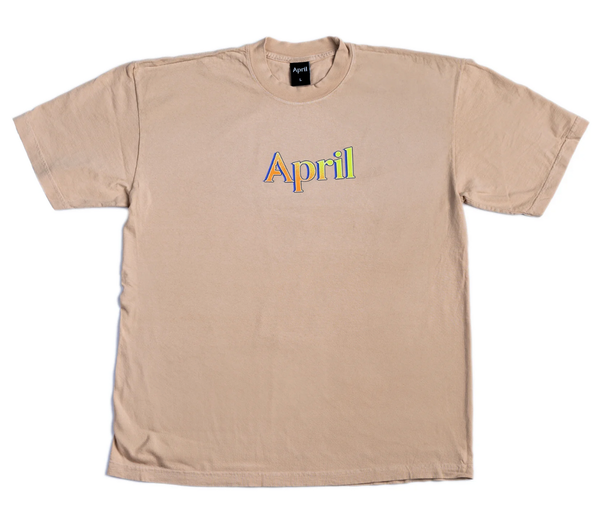 April Skateboards - AP 3000 T-Shirt Beige