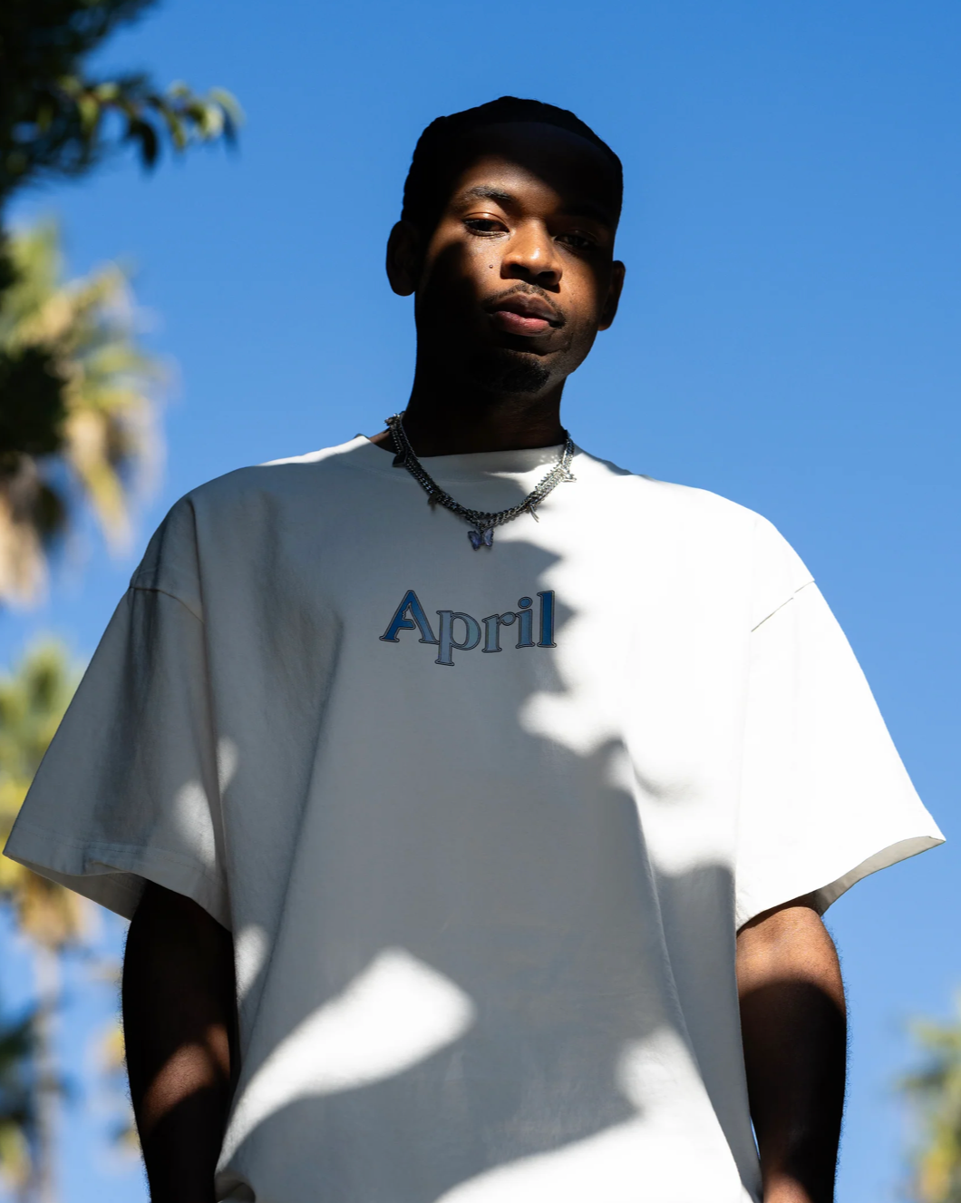 April Skateboards - Gradient T-Shirt White