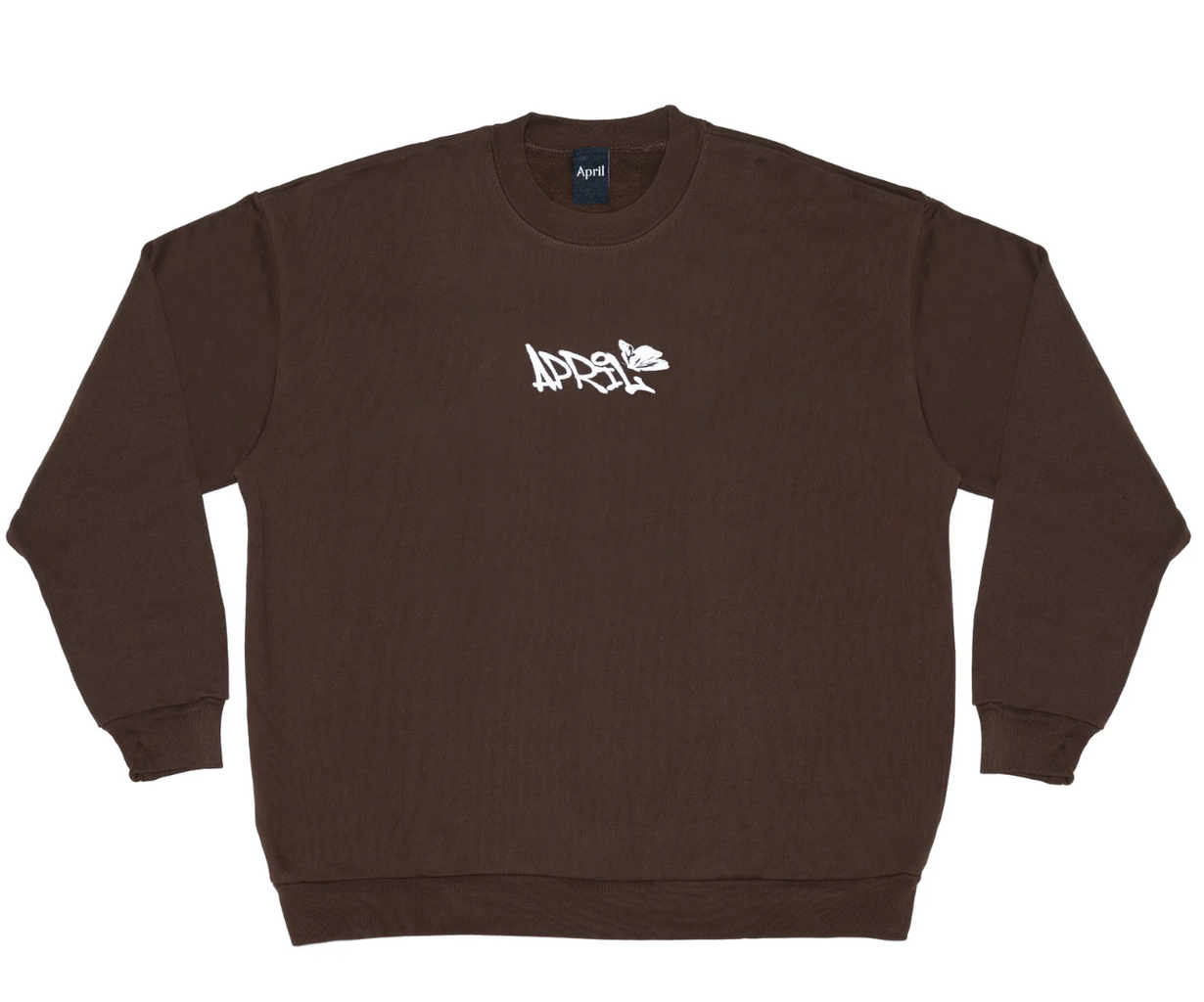 April Skateboards - Sketch Crewneck Brown