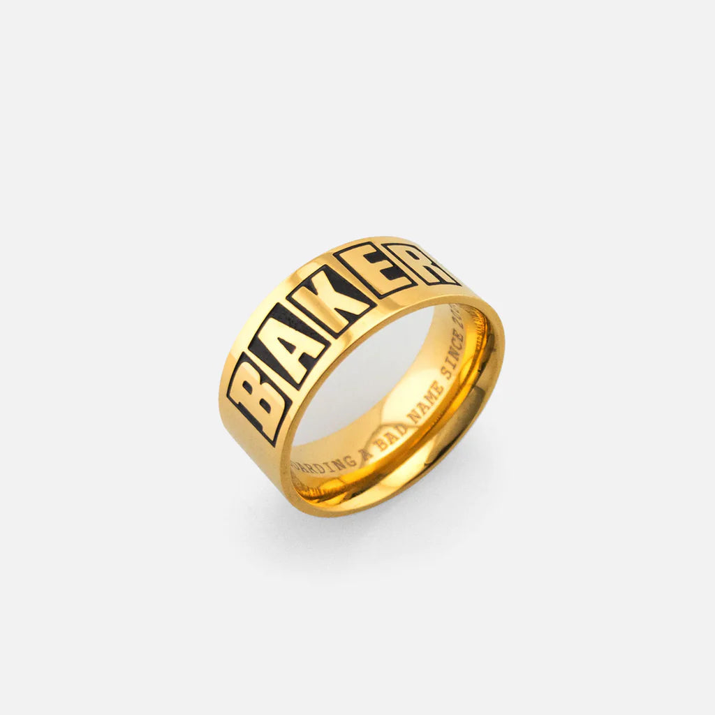 Baker Skateboards - Brand Logo Gold Ring