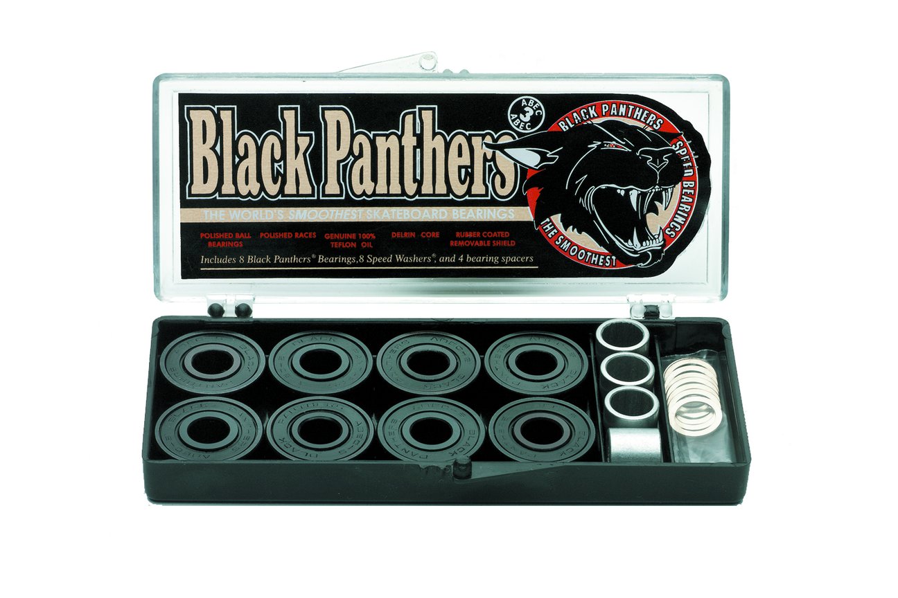 Shorty's - Black Panthers - Black Abec 3 - single set