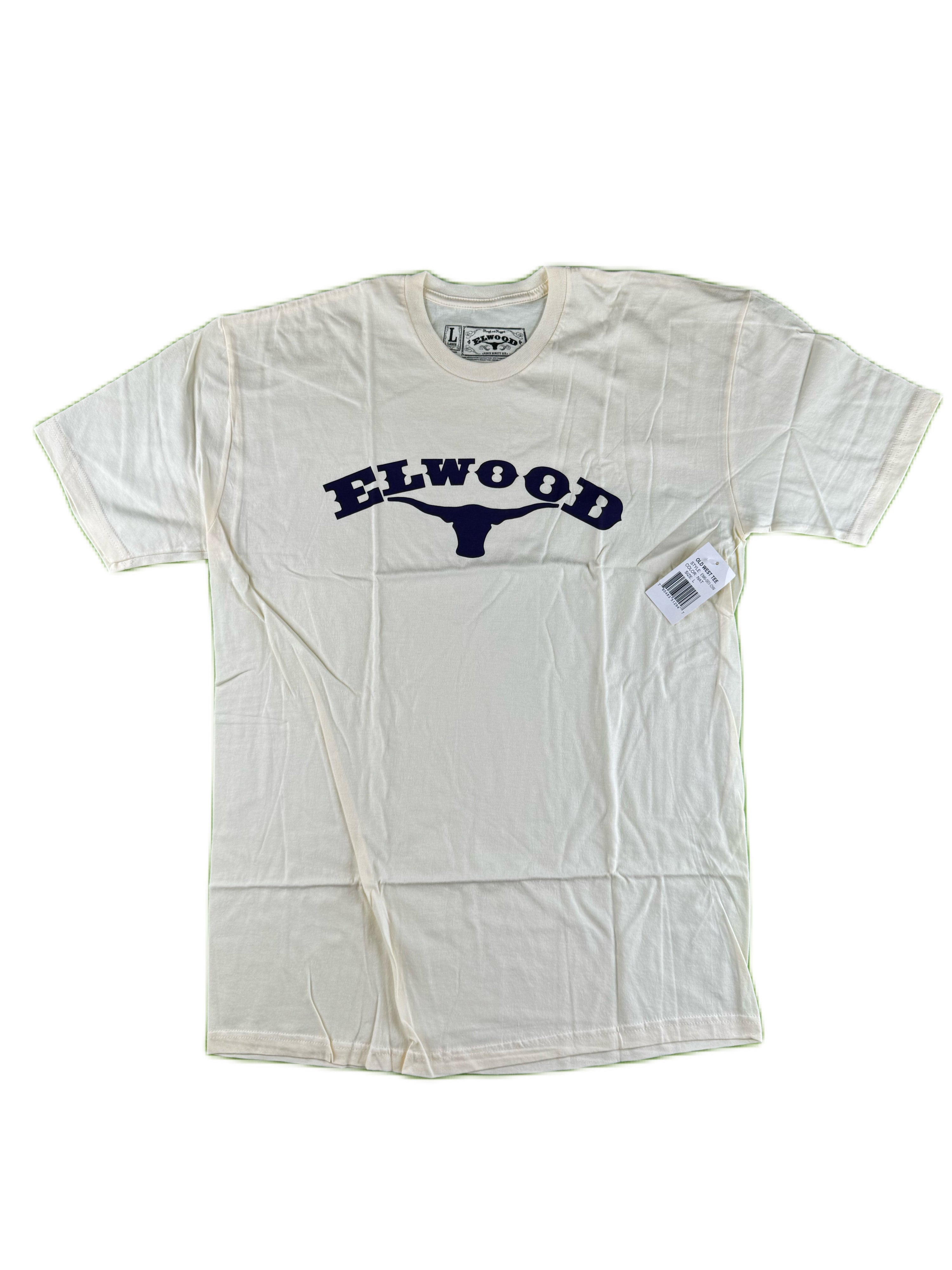 Elwood Skateboarding - "Old West" Tee Natural L (2008)