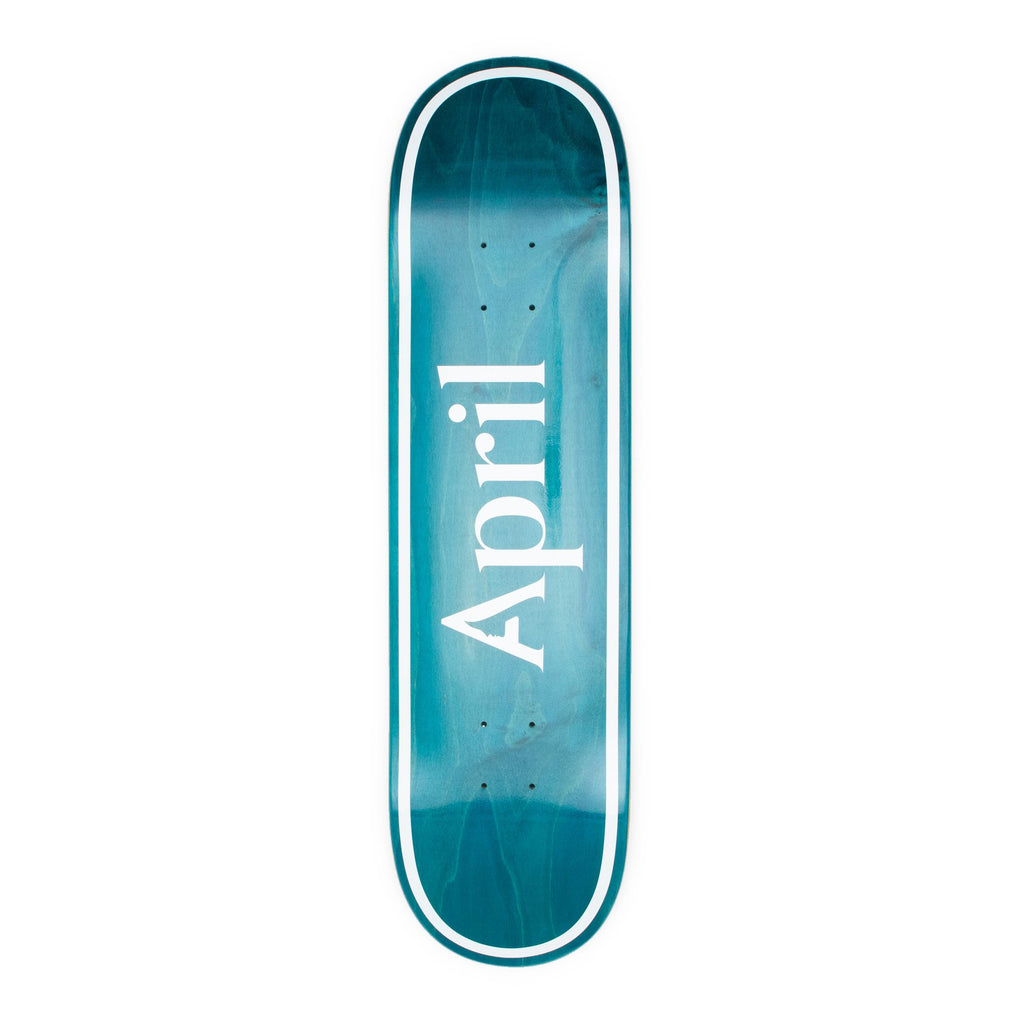 April Skateboards - OG Logo Invert Mint 8.25"