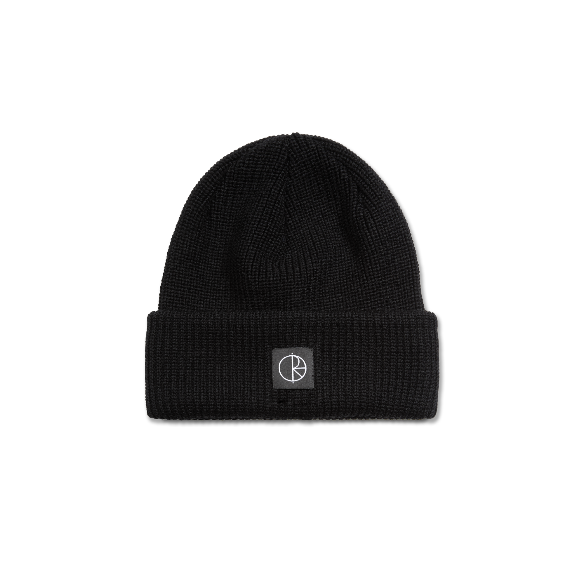 Polar Skate Co. - Double Fold Merino Beanie - Black