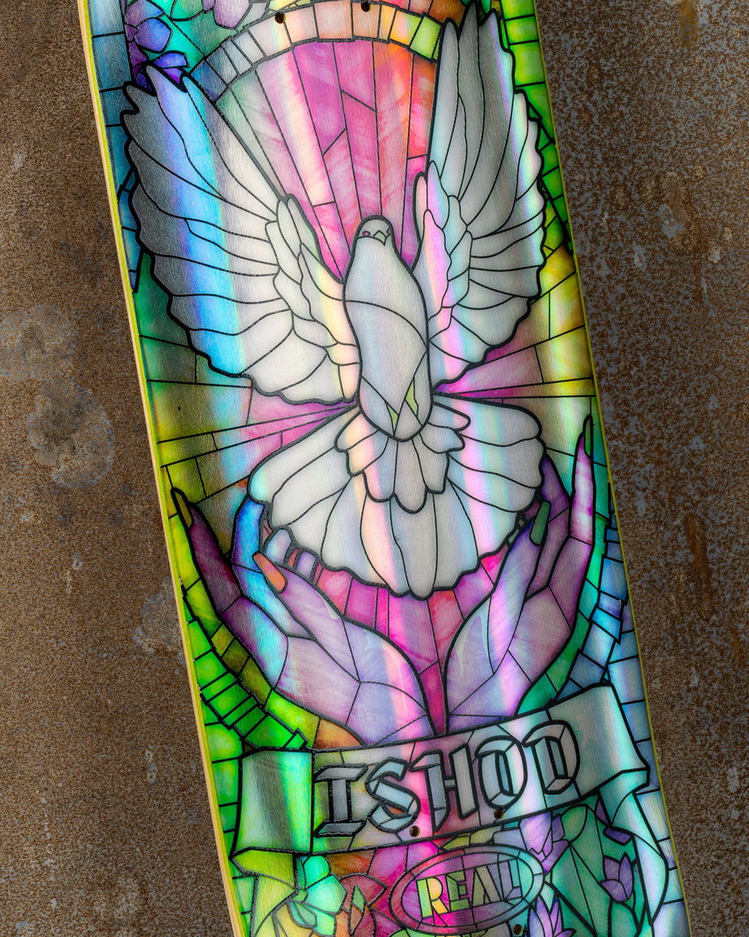 Real Skateboards - Ishod Holographic Cathedral Twin Tail - 8.25"