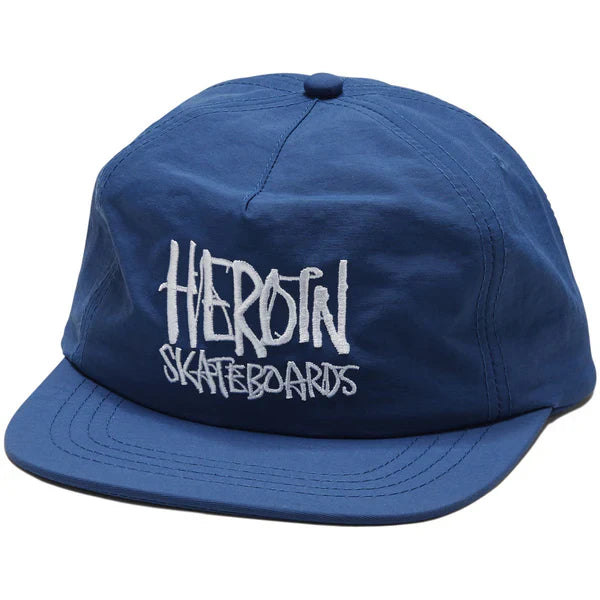 Heroin Skateboards - Script Nylon Snapback - Blue