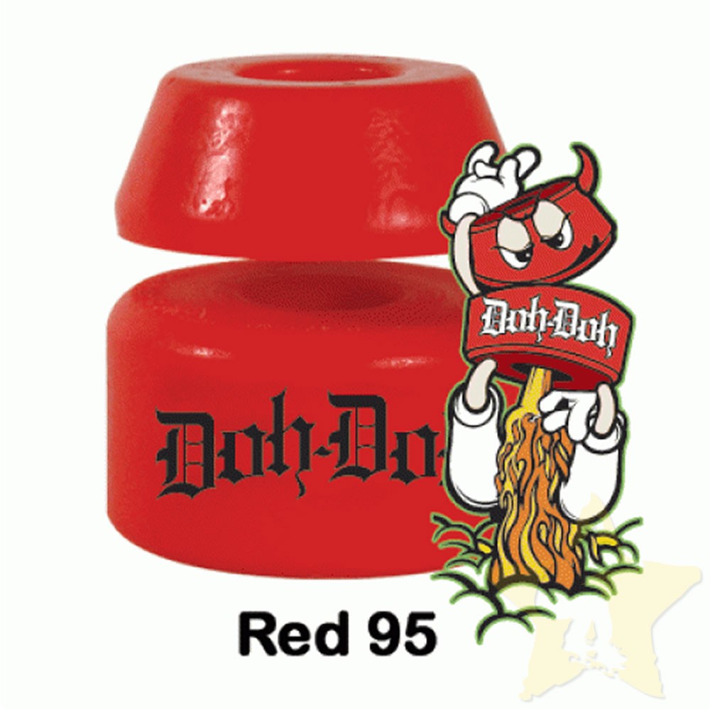 Shorty's - Doh-Doh's Bushings - Red (Med/Hard 95A) - One Pack