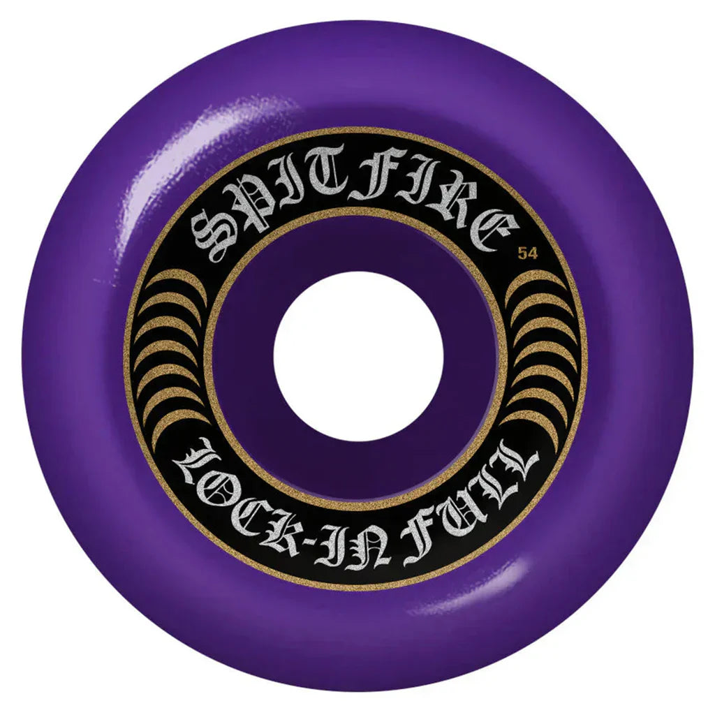 Spitfire Wheels - F4 99A Lock-Ins Full Shape Purple 54mm