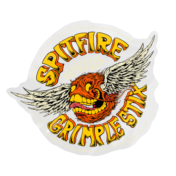 Spitfire Wheels - Grimple Flying Classic Medium Sticker