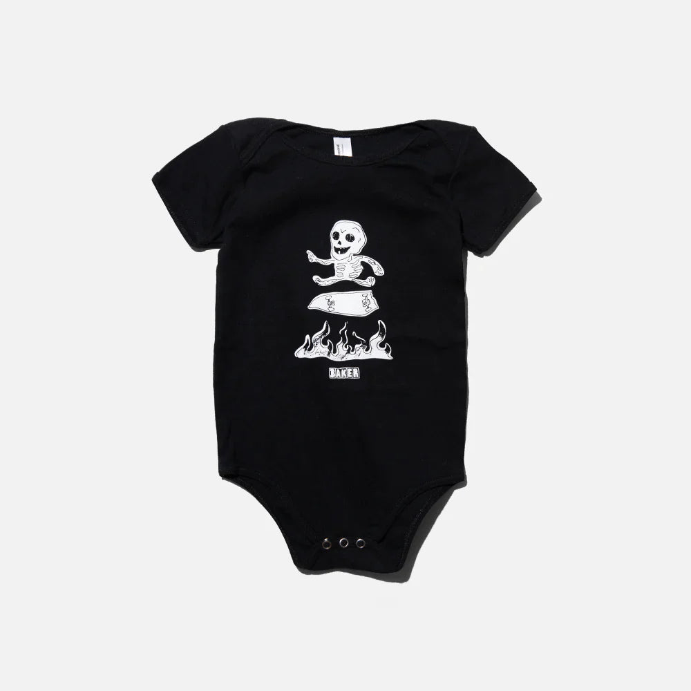 Baker Skateboards - Baby Mayhem Onesie 6/12 - Black