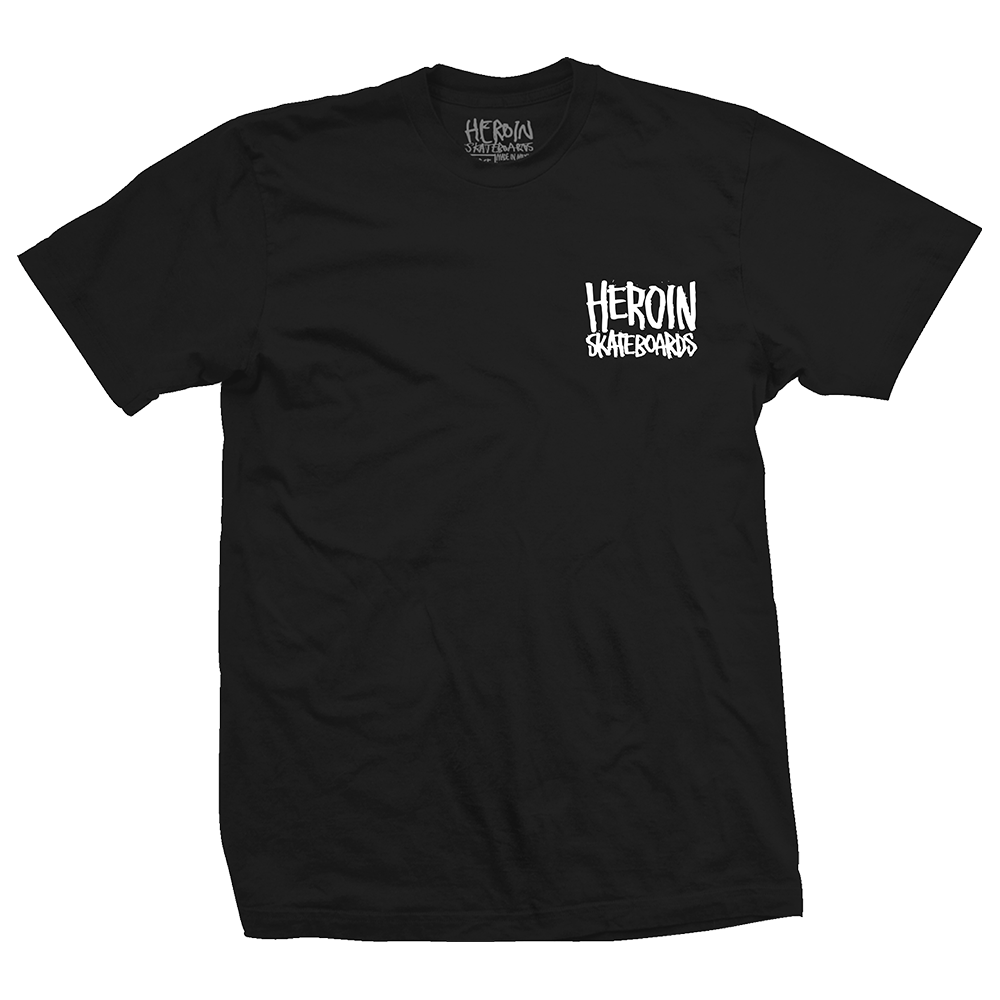 Heroin Skateboards - Curb Killer 3 Tee - Black