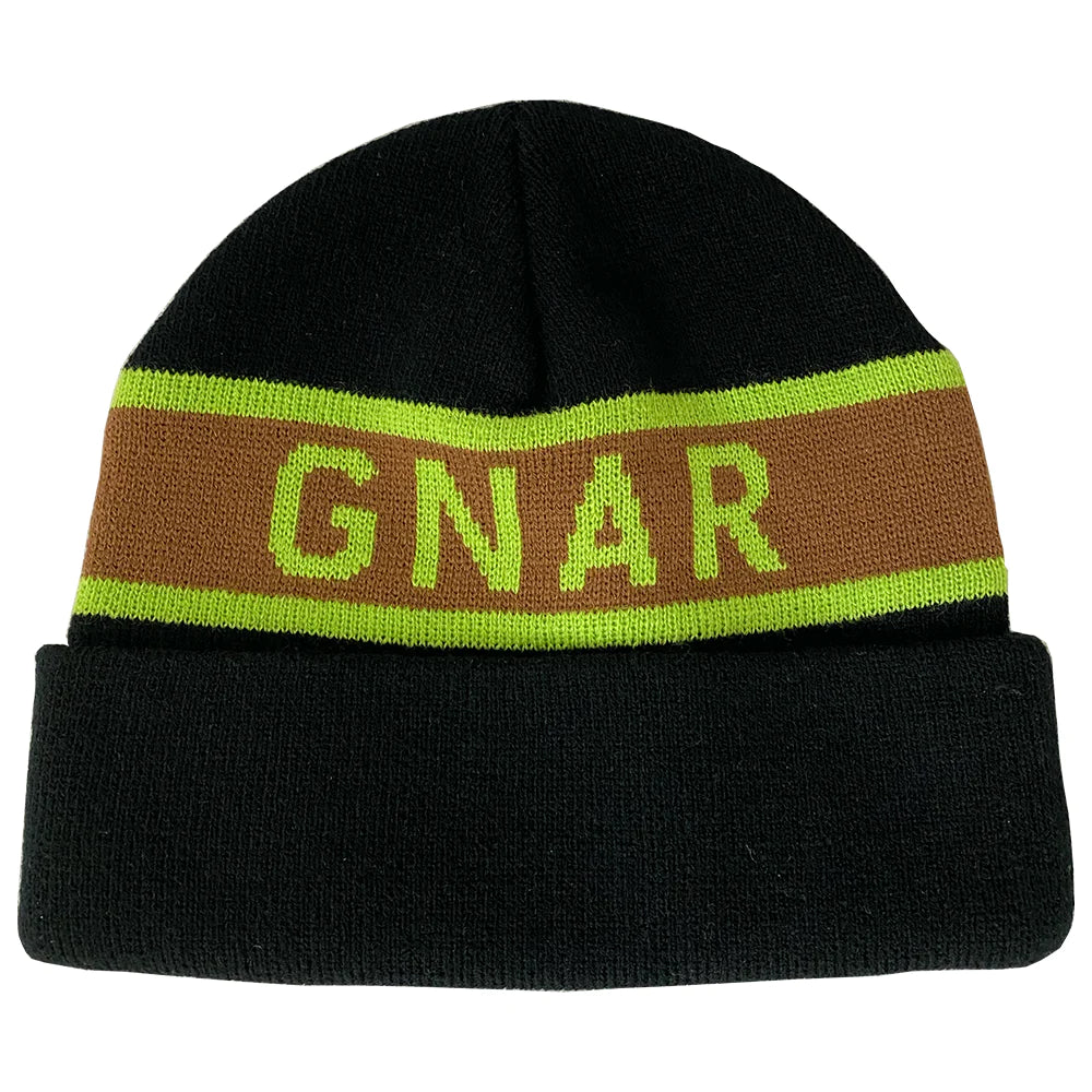 Gnarhunters - Gnar Intarsia Beanie - Black