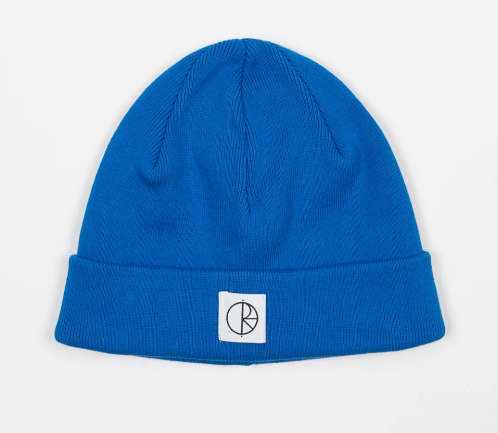 Polar Skate Co. - One Fold Cotton Beanie 80s Blue