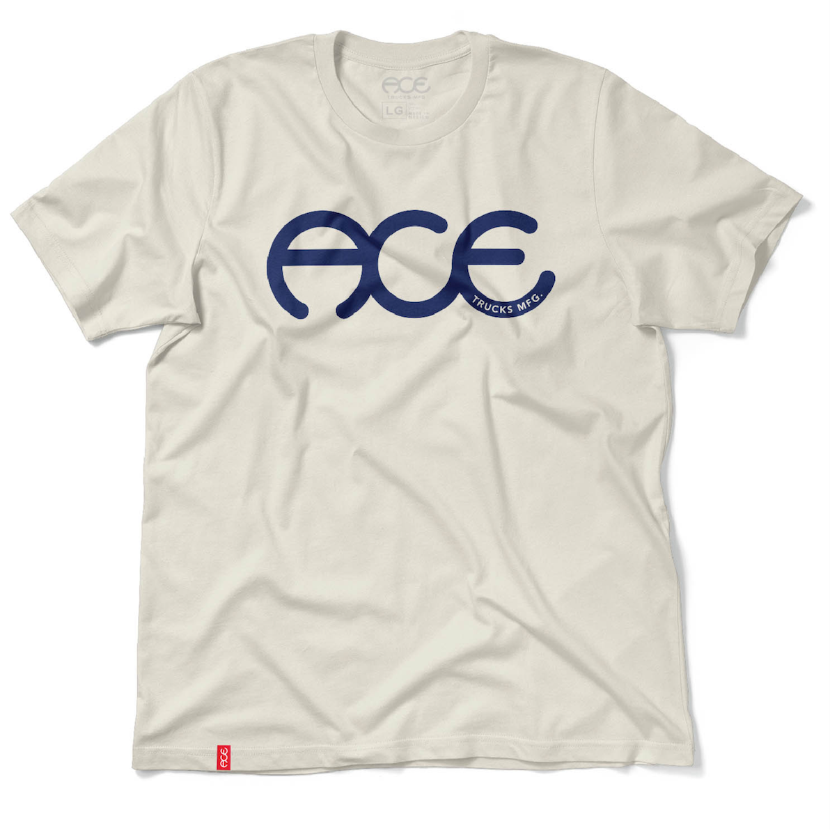 Ace Trucks - Rings Tee - Natural / Blue